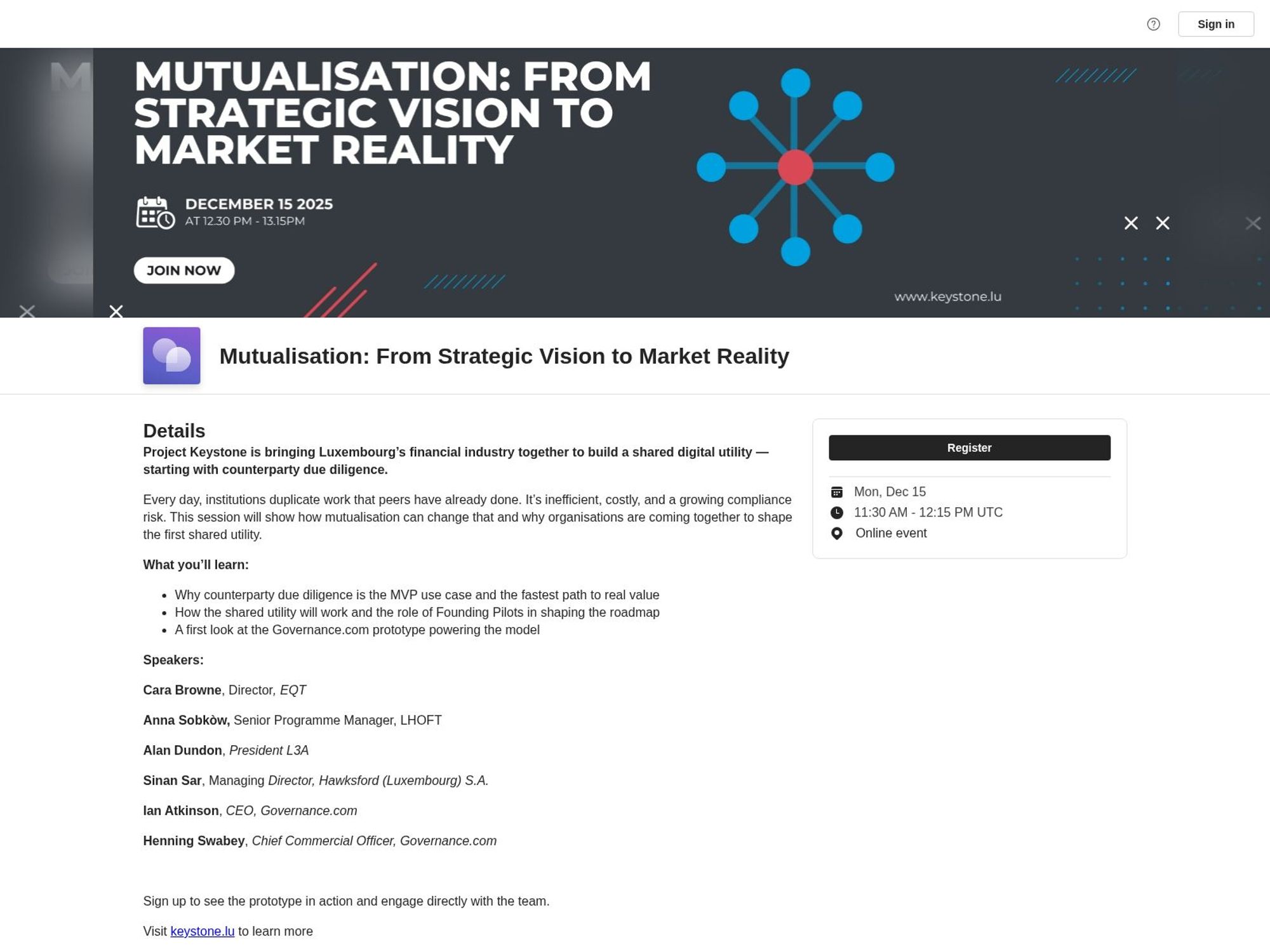 Mutualisation: From Strategic Vision to Market Reality website