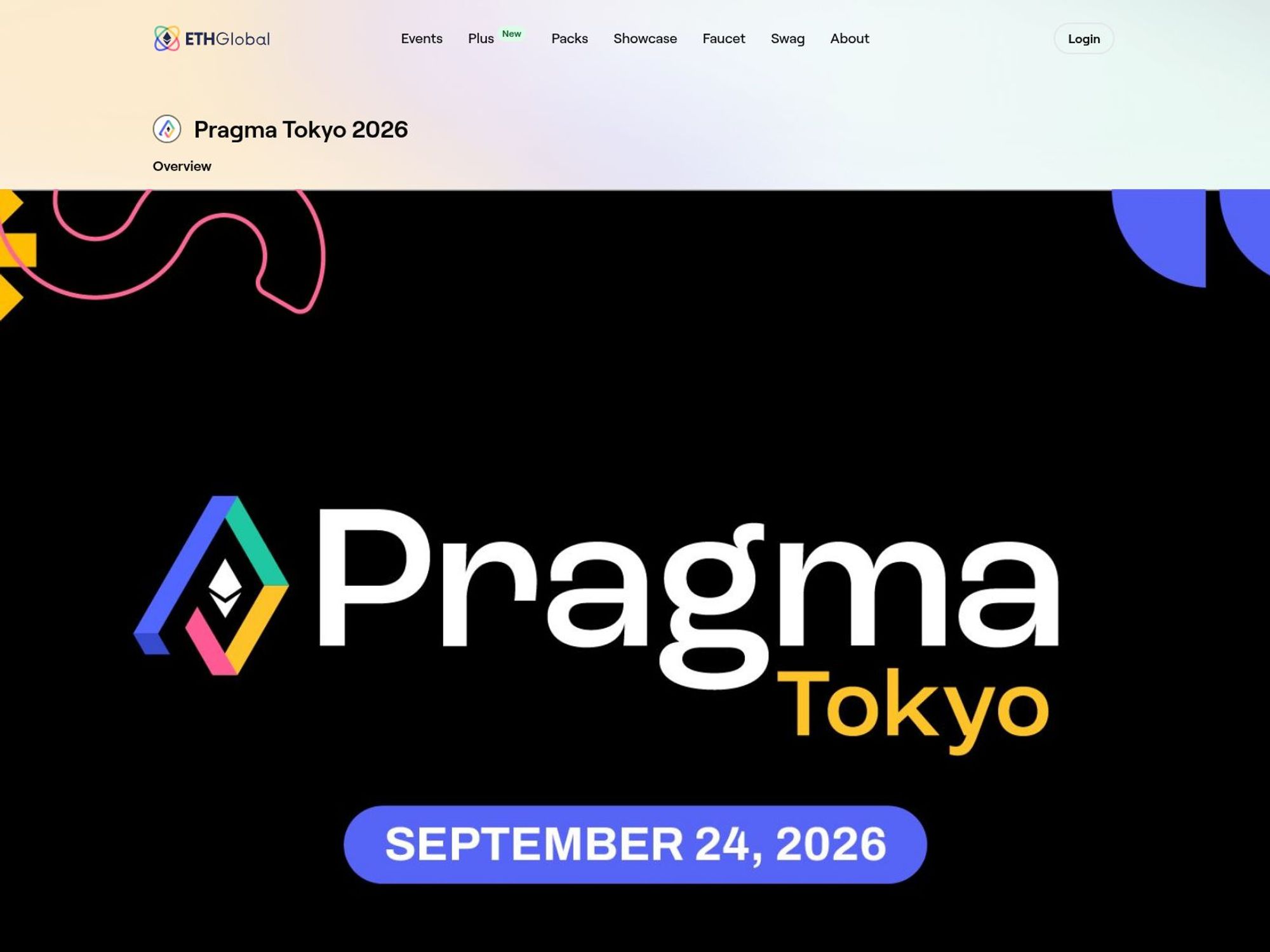 Pragma Tokyo 2026 website