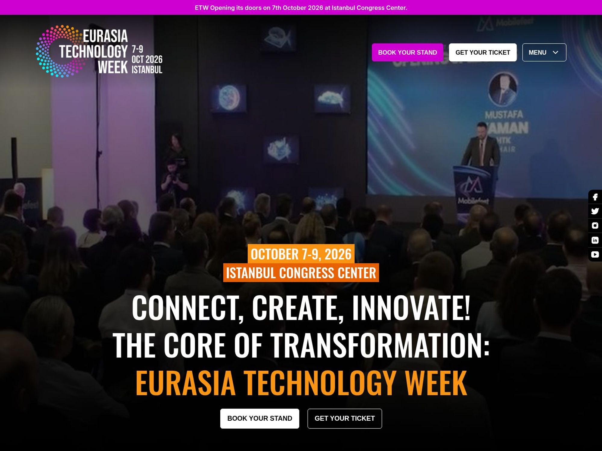 Eurasia Technology Week website