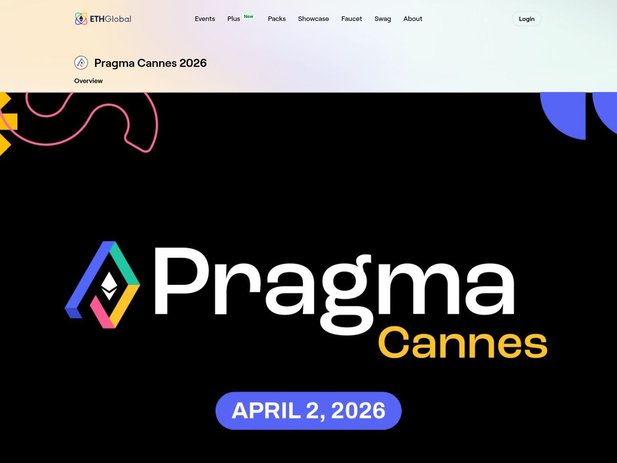 Pragma Cannes 2026 website