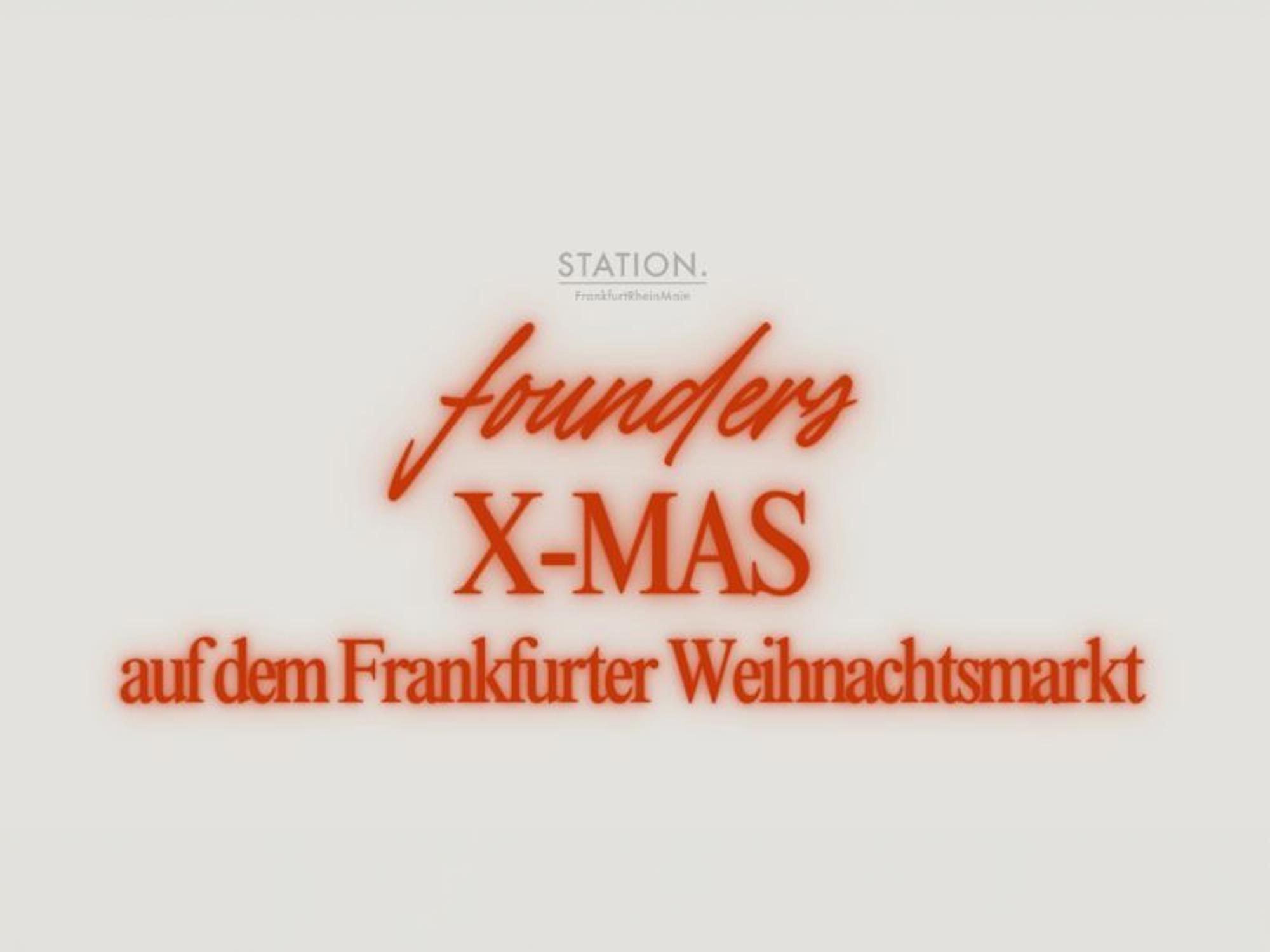 STATION founders X-Mas auf dem Frankfurter Weihnachtsmarkt website