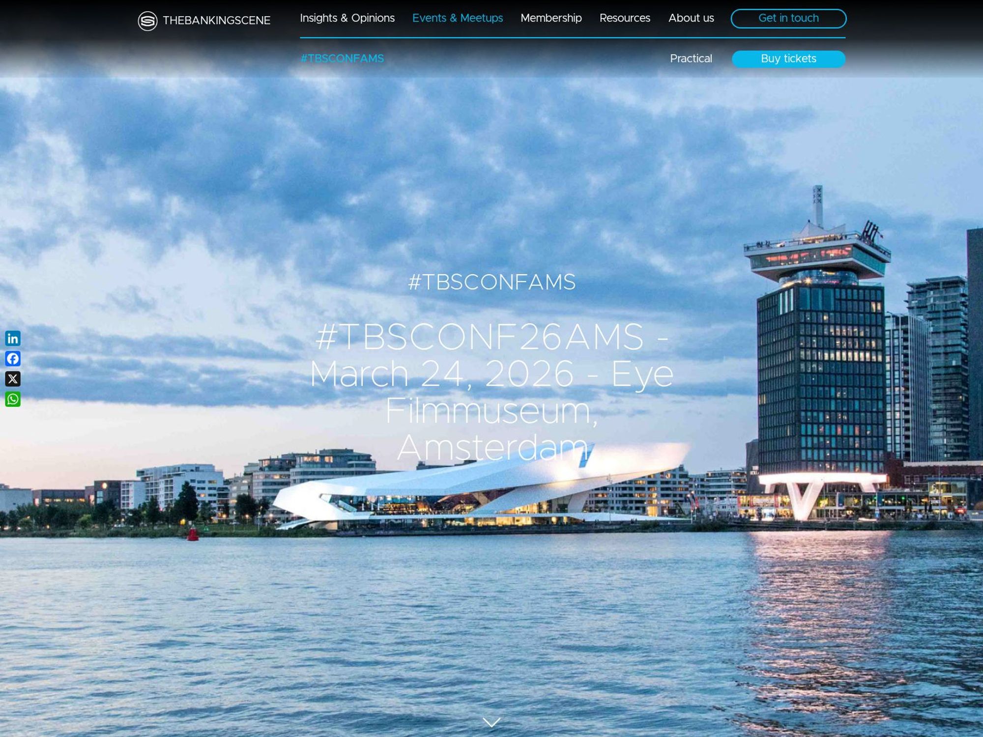 #TBSCONF26AMS website