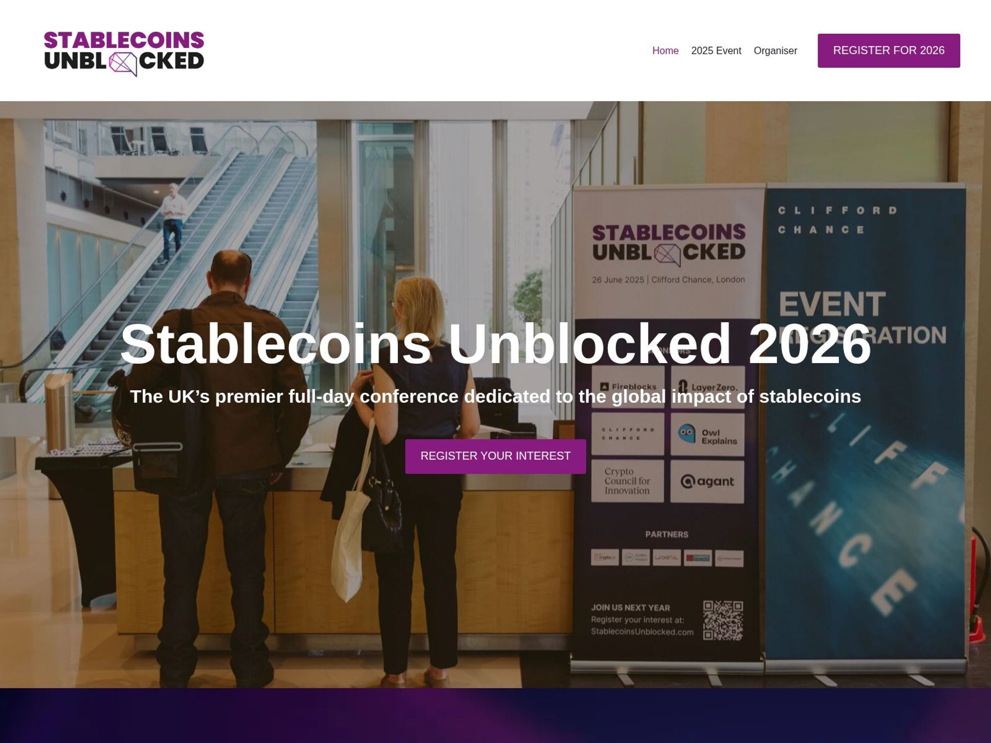 Stablecoins Unblocked 2026 website