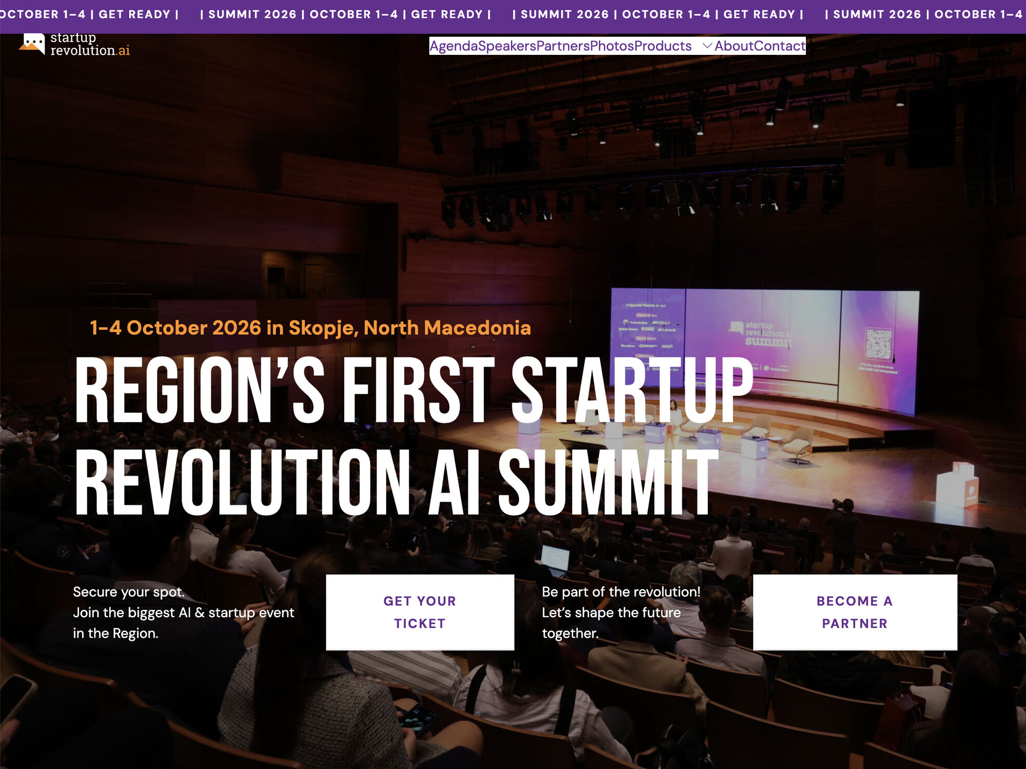 Startup Revolution Summit 2026 screenshot