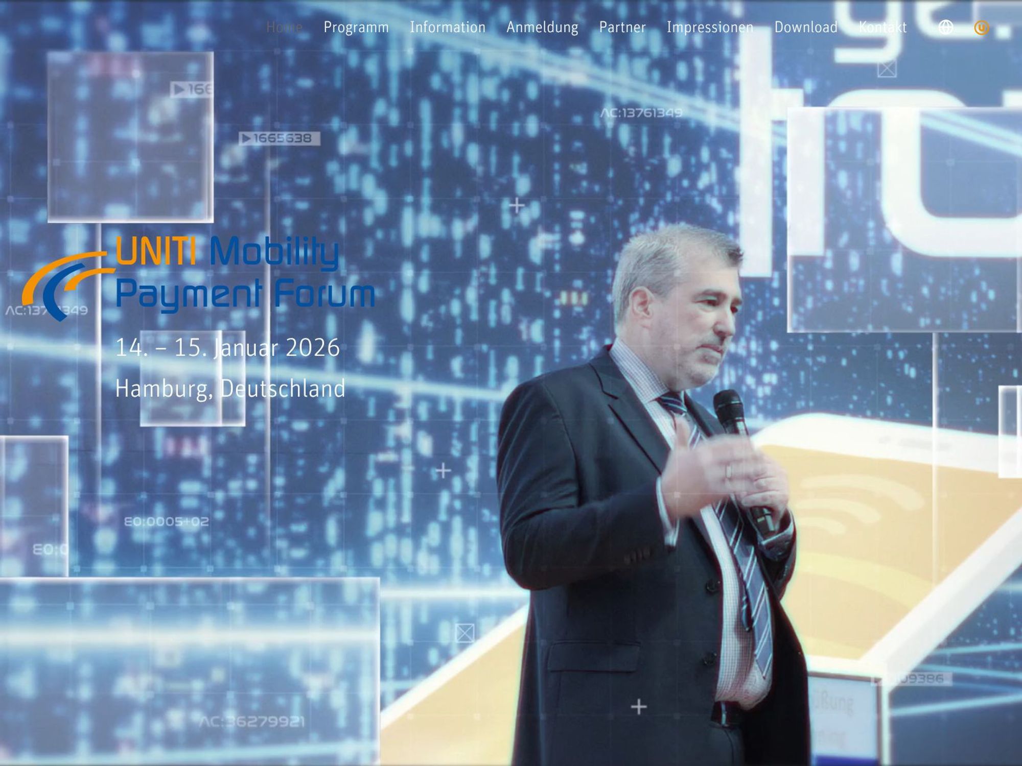 UNITI Mobility Payment Forum website