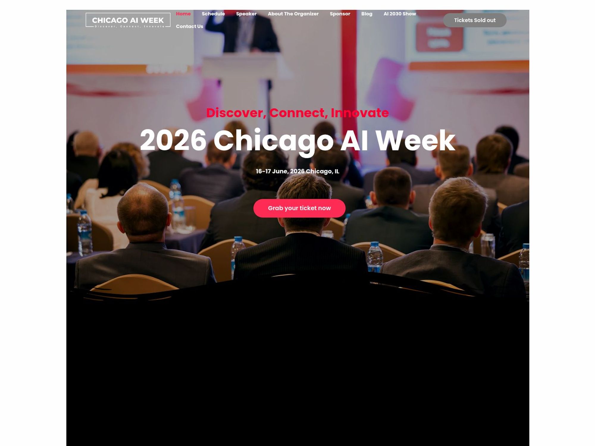 2026 Chicago AI Week screenshot