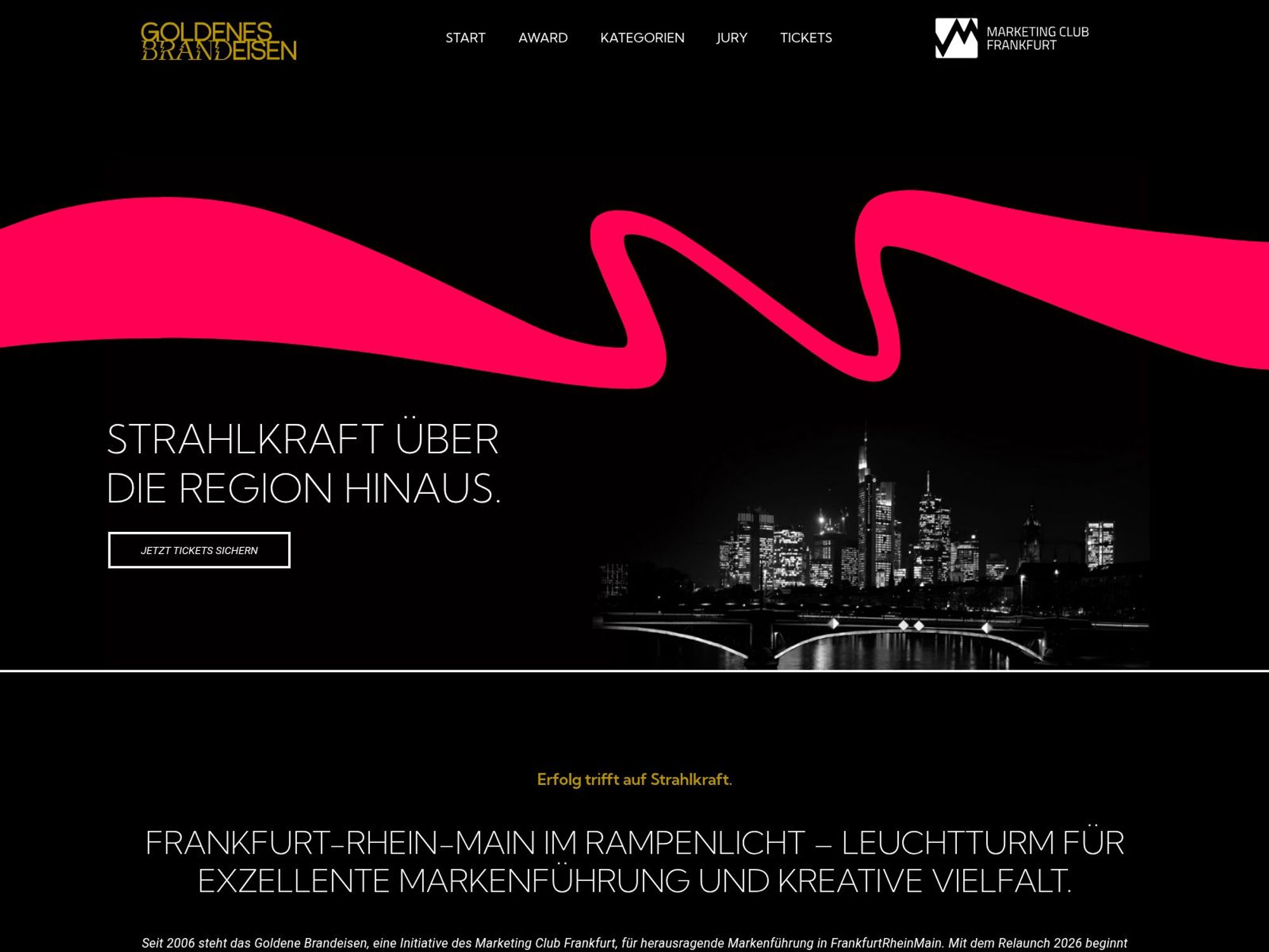 Award Night Goldenes Brandeisen 2026 website