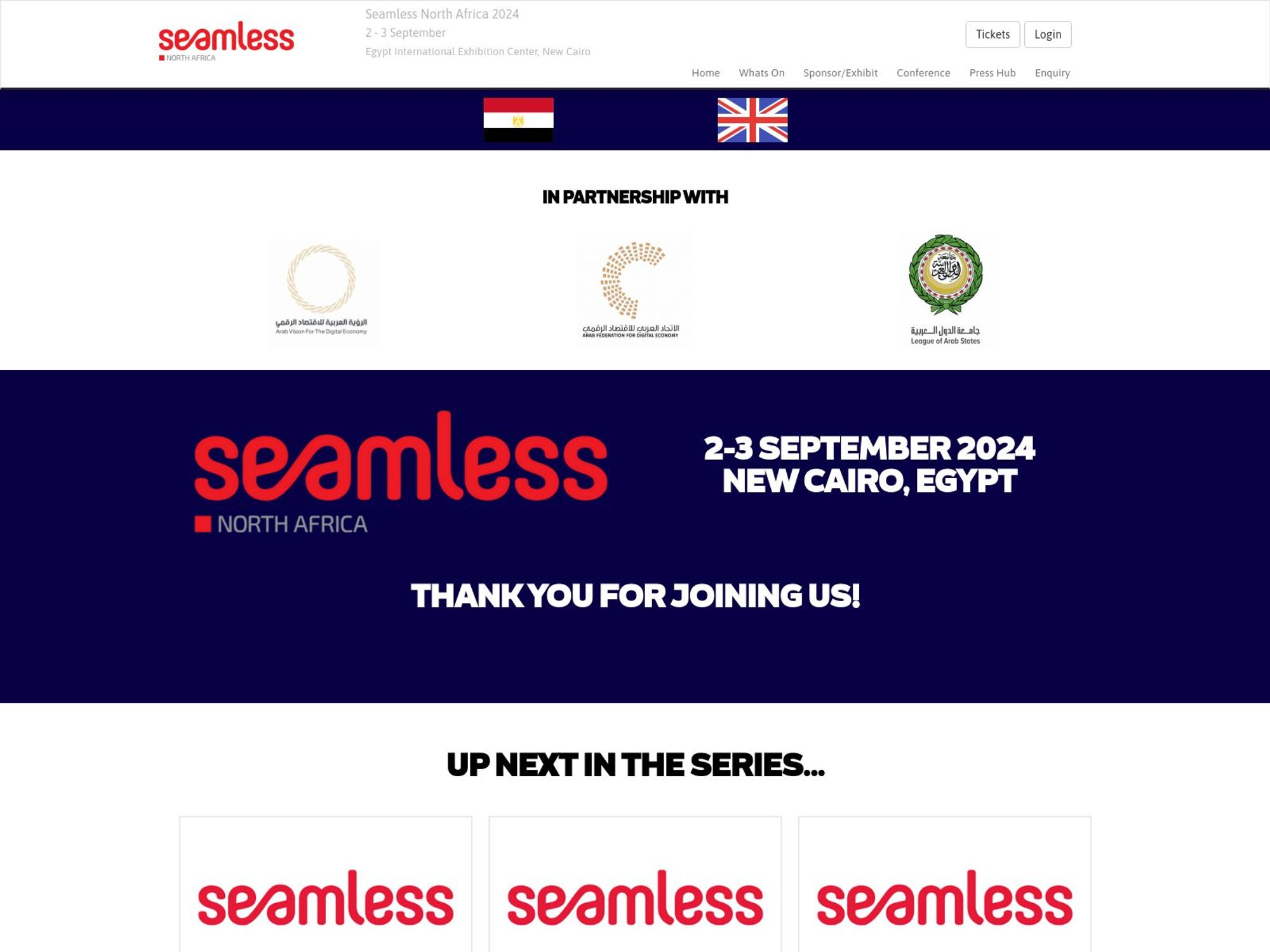 Seamless North Africa website