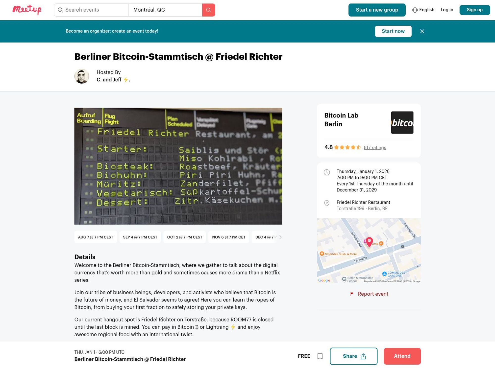 Berliner Bitcoin-Stammtisch Januar 2026 website