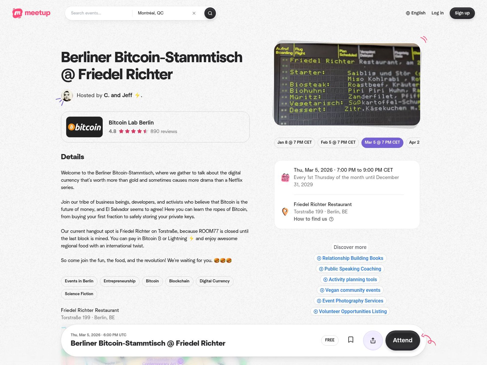 Berliner Bitcoin-Stammtisch @ Friedel Richter website