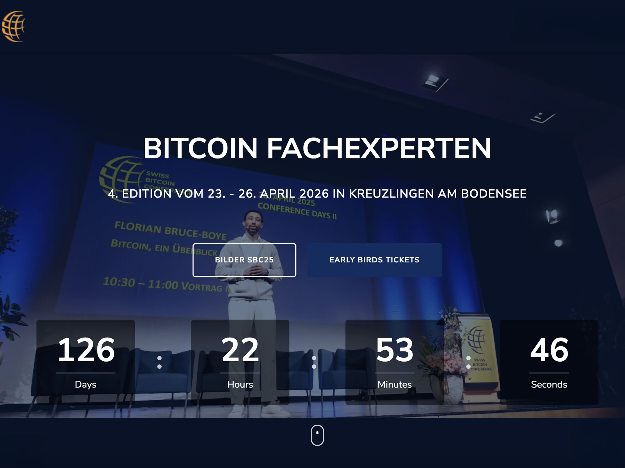 Swiss Bitcoin Conference 2026 website