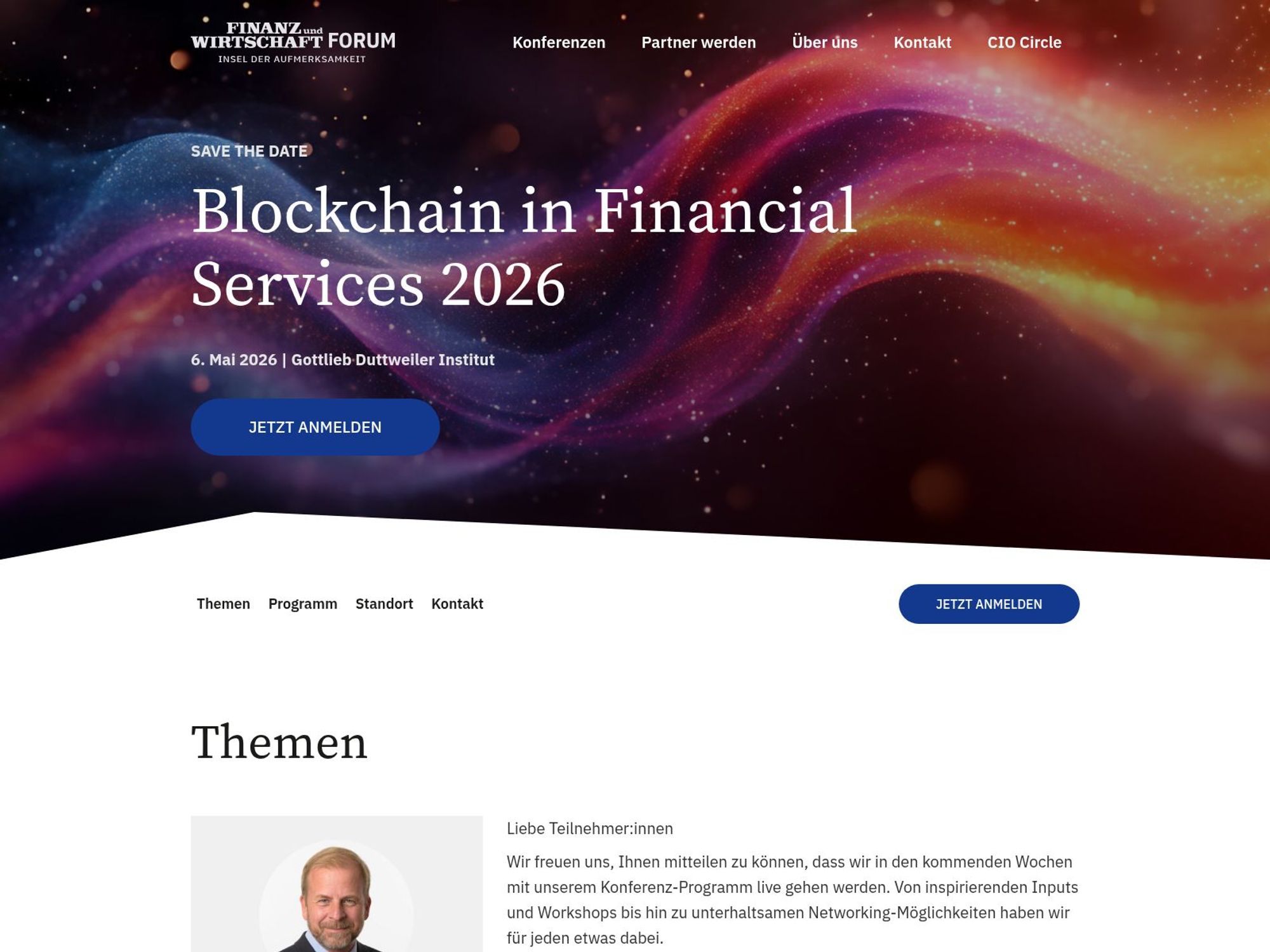 Blockchain in Financial Services 2026 website