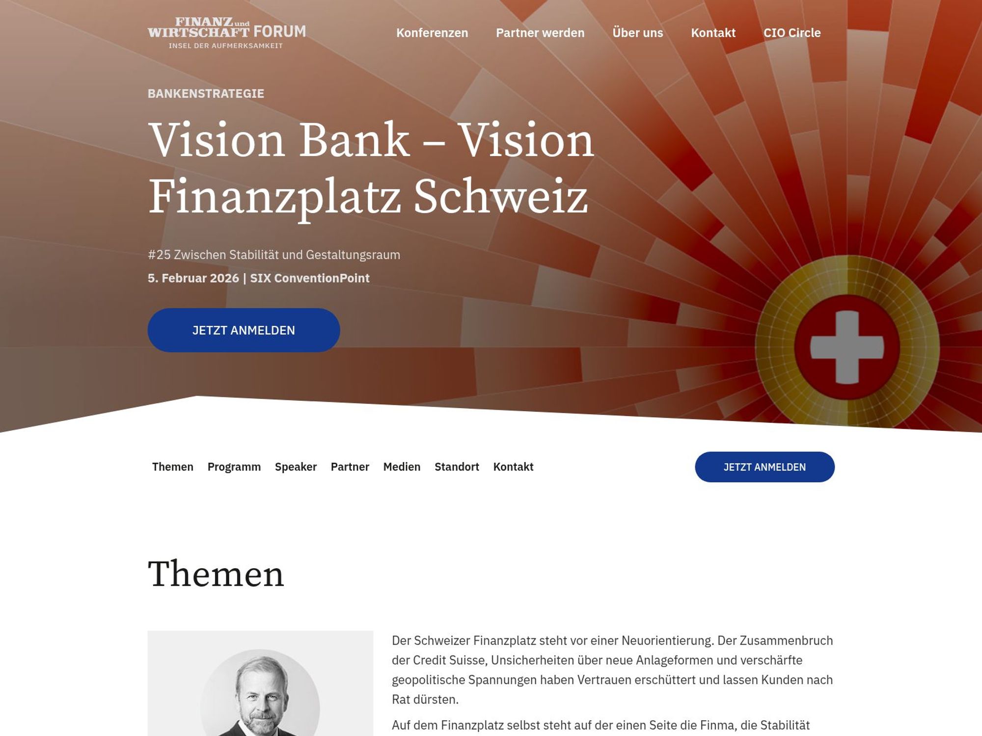 Vision Bank - Vision Finanzplatz Schweiz screenshot