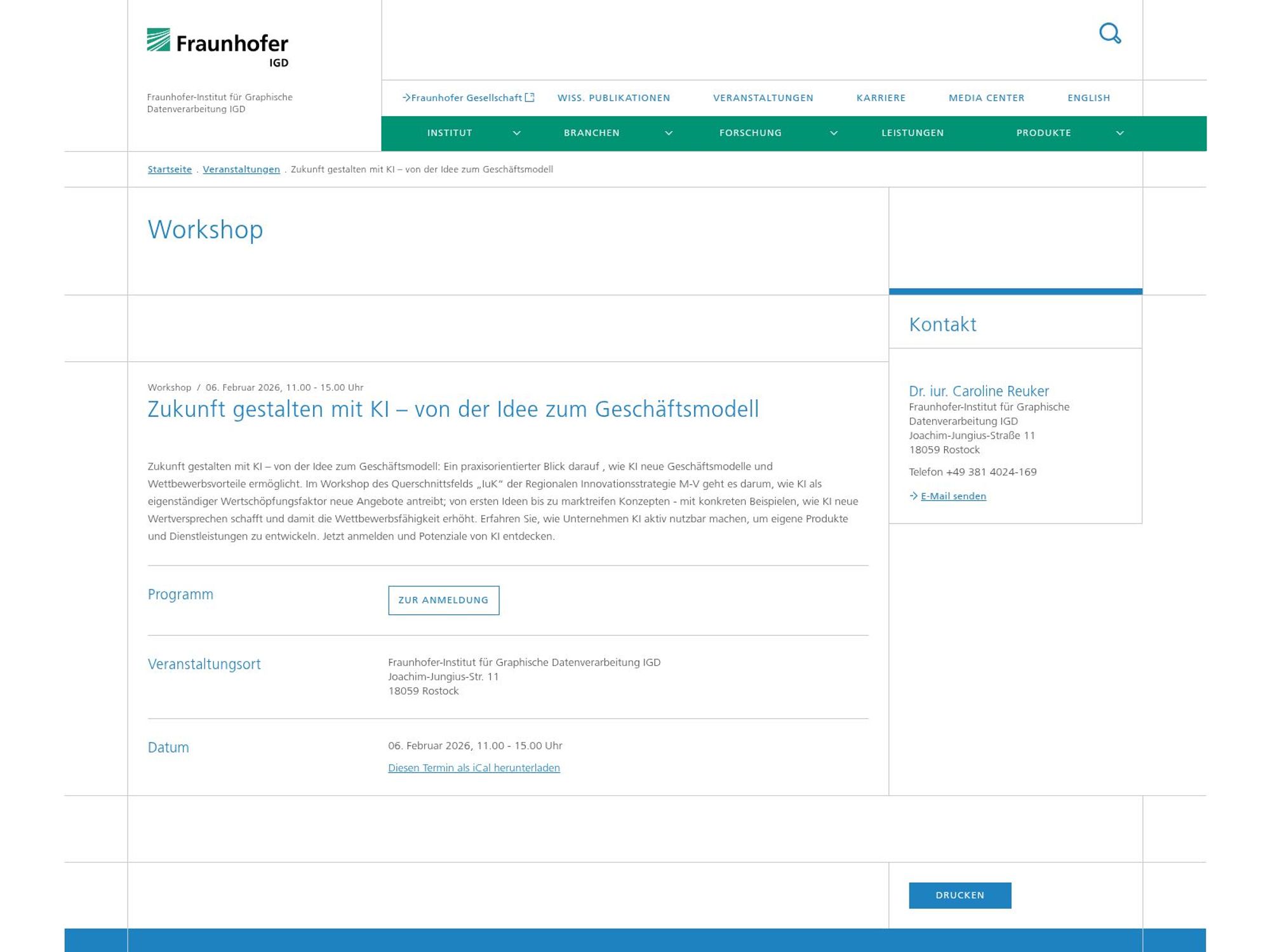 Zukunft gestalten mit KI – von der Idee zum Geschäftsmodell screenshot