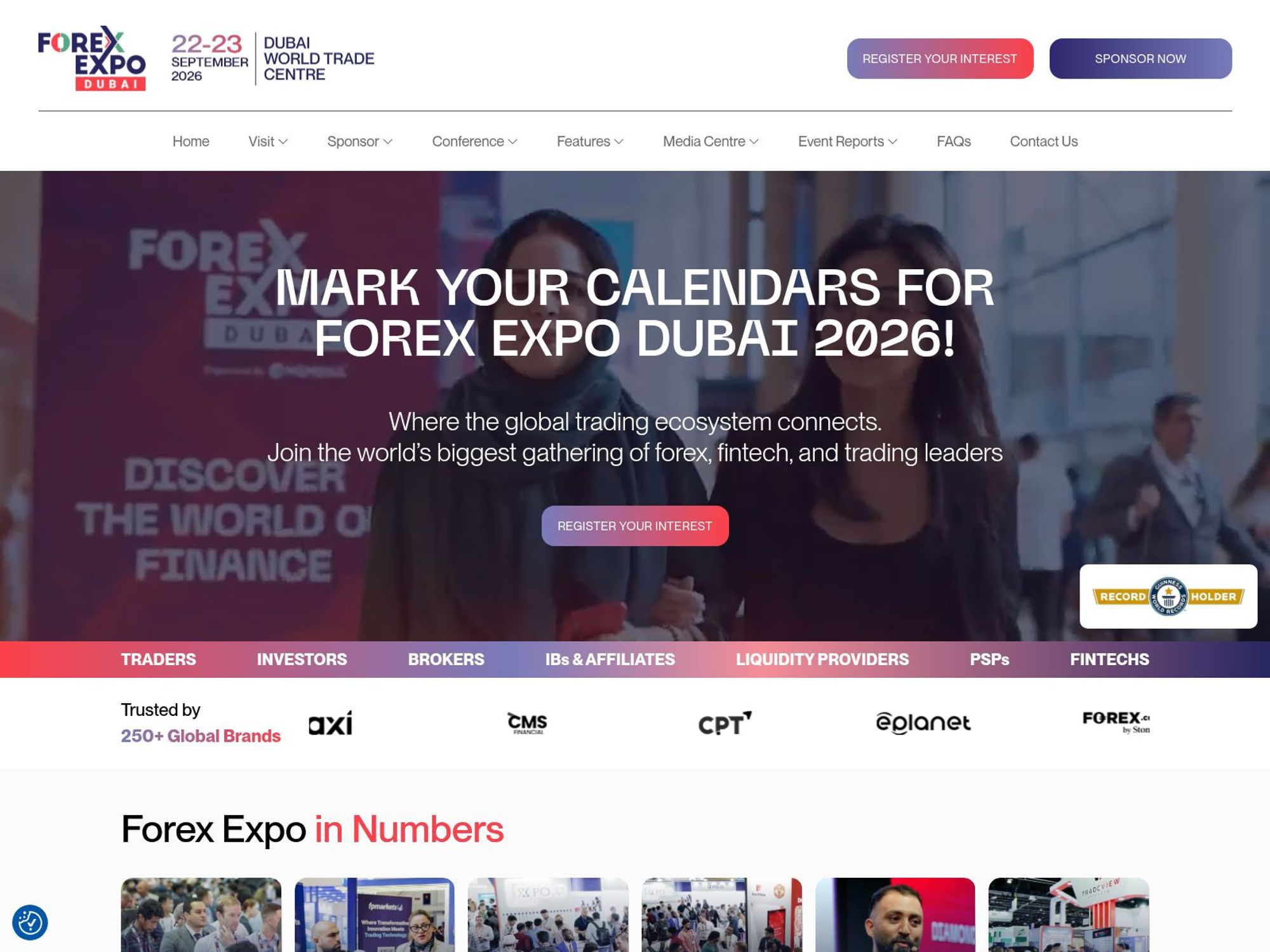 Forex Expo Dubai website