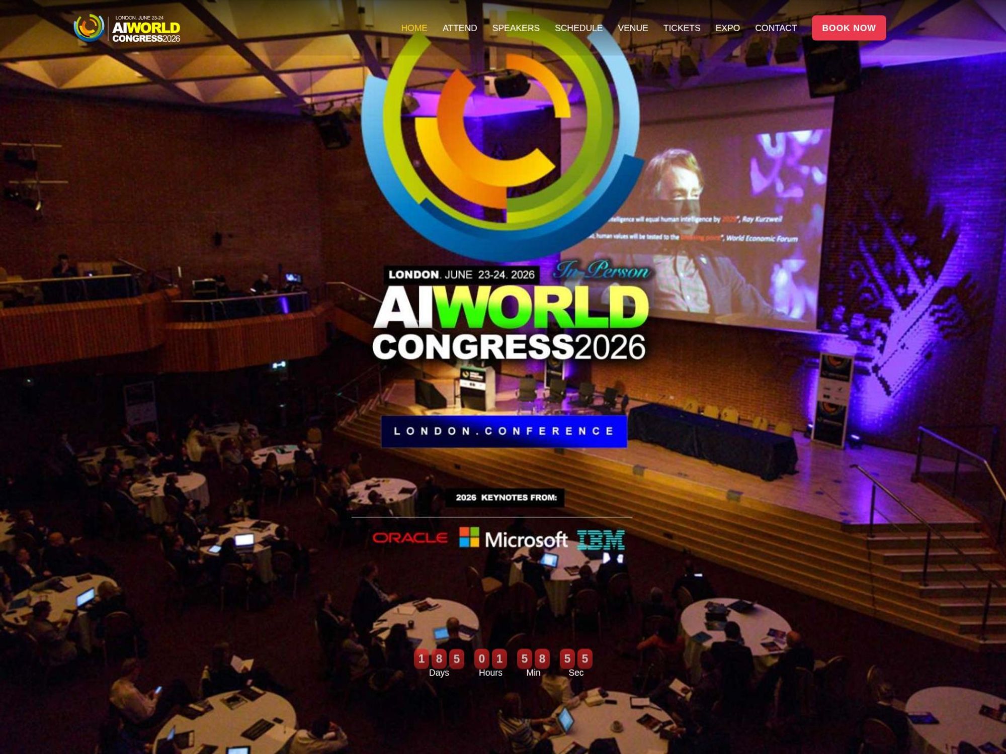 AI Conference London website