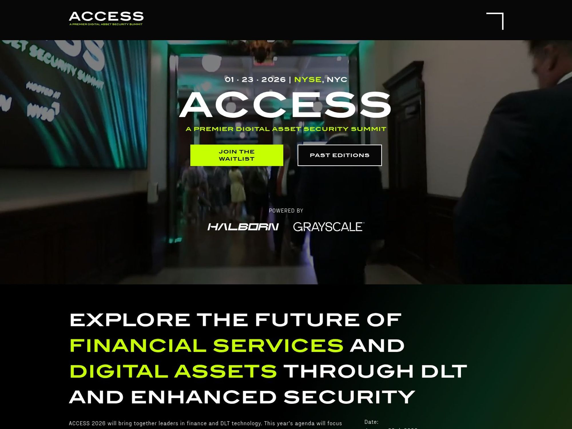 ACCESS 2026 website