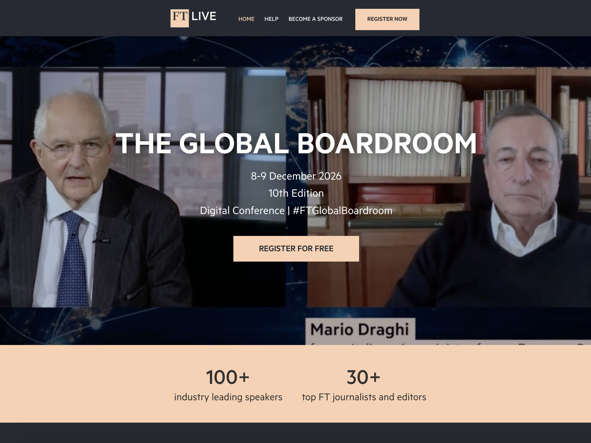The Global Boardroom website