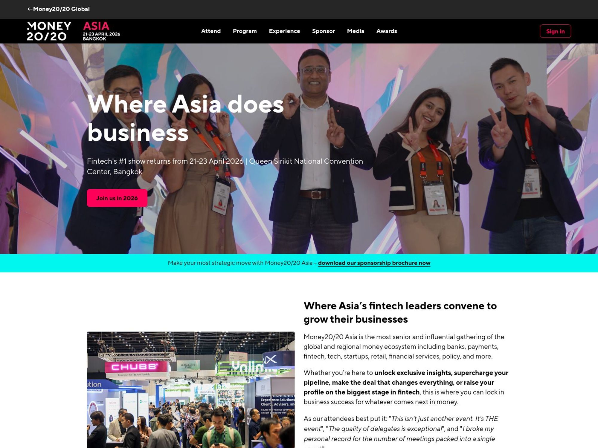 Money20/20 Asia 2025 website