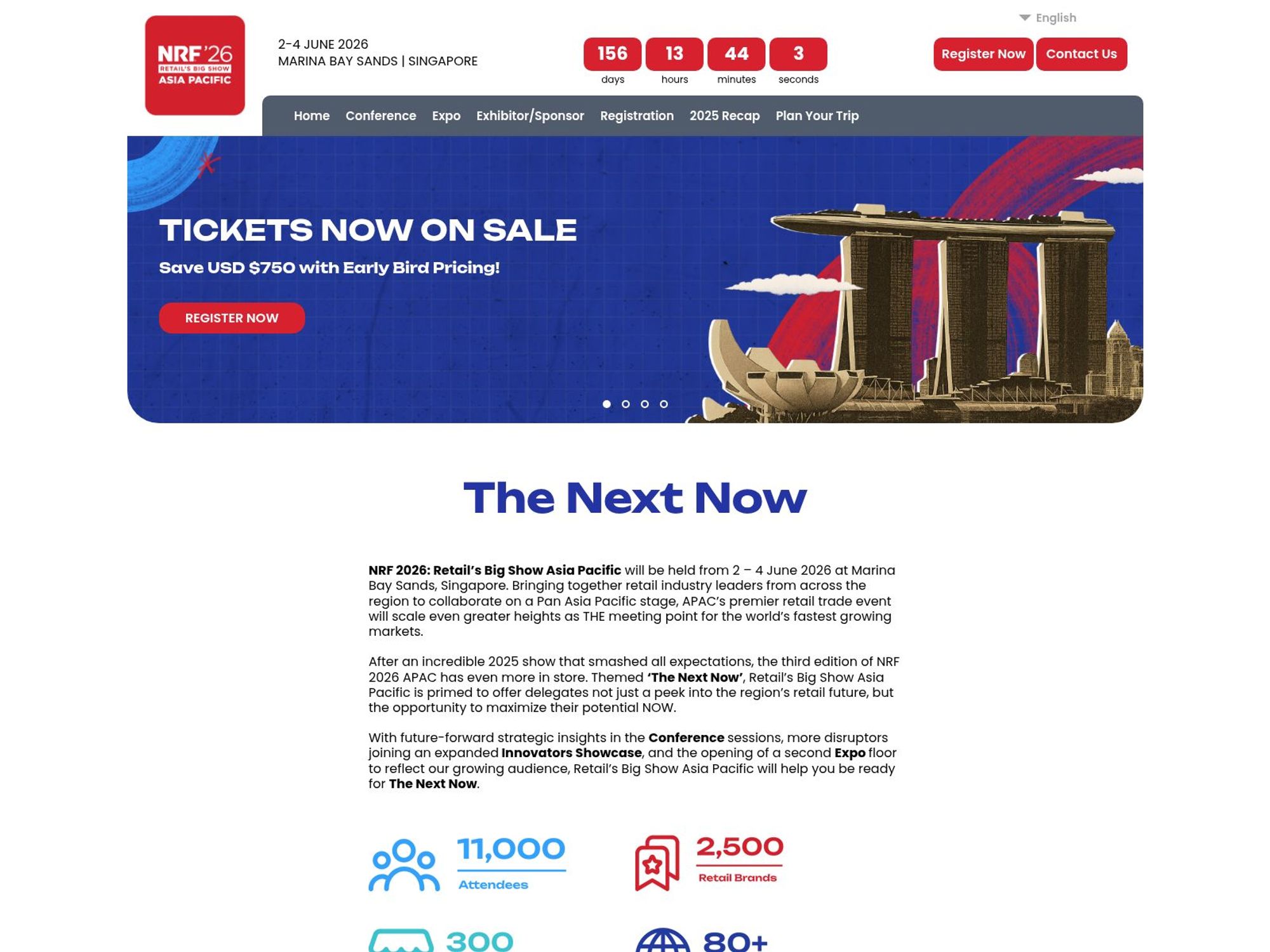 NRF 2026: Retail's Big Show Asia Pacific website