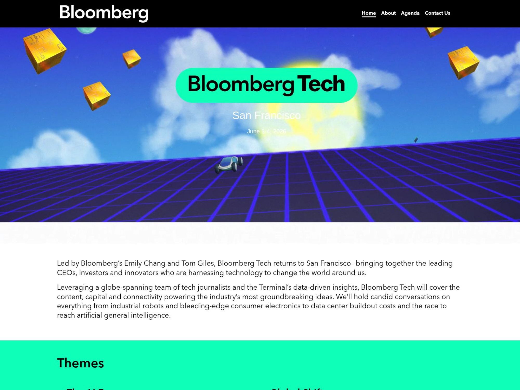 Bloomberg Tech San Francisco 2026 website