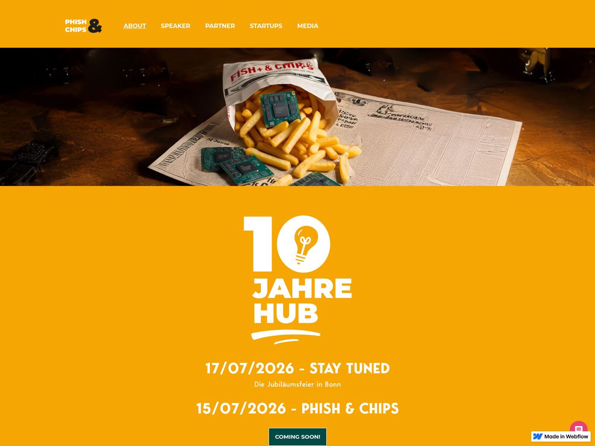 Phish & Chips website