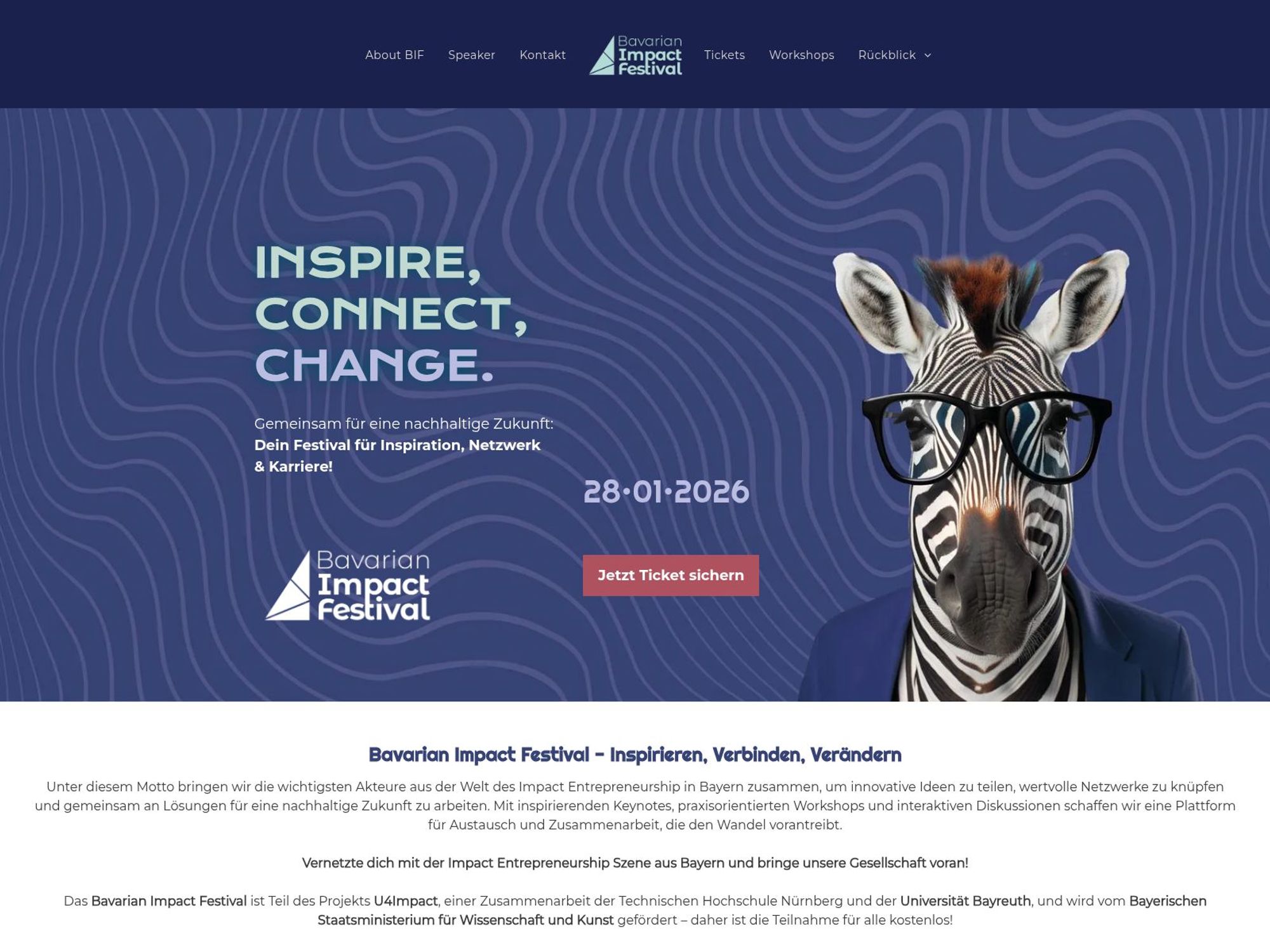 Bavarian Impact Festival website
