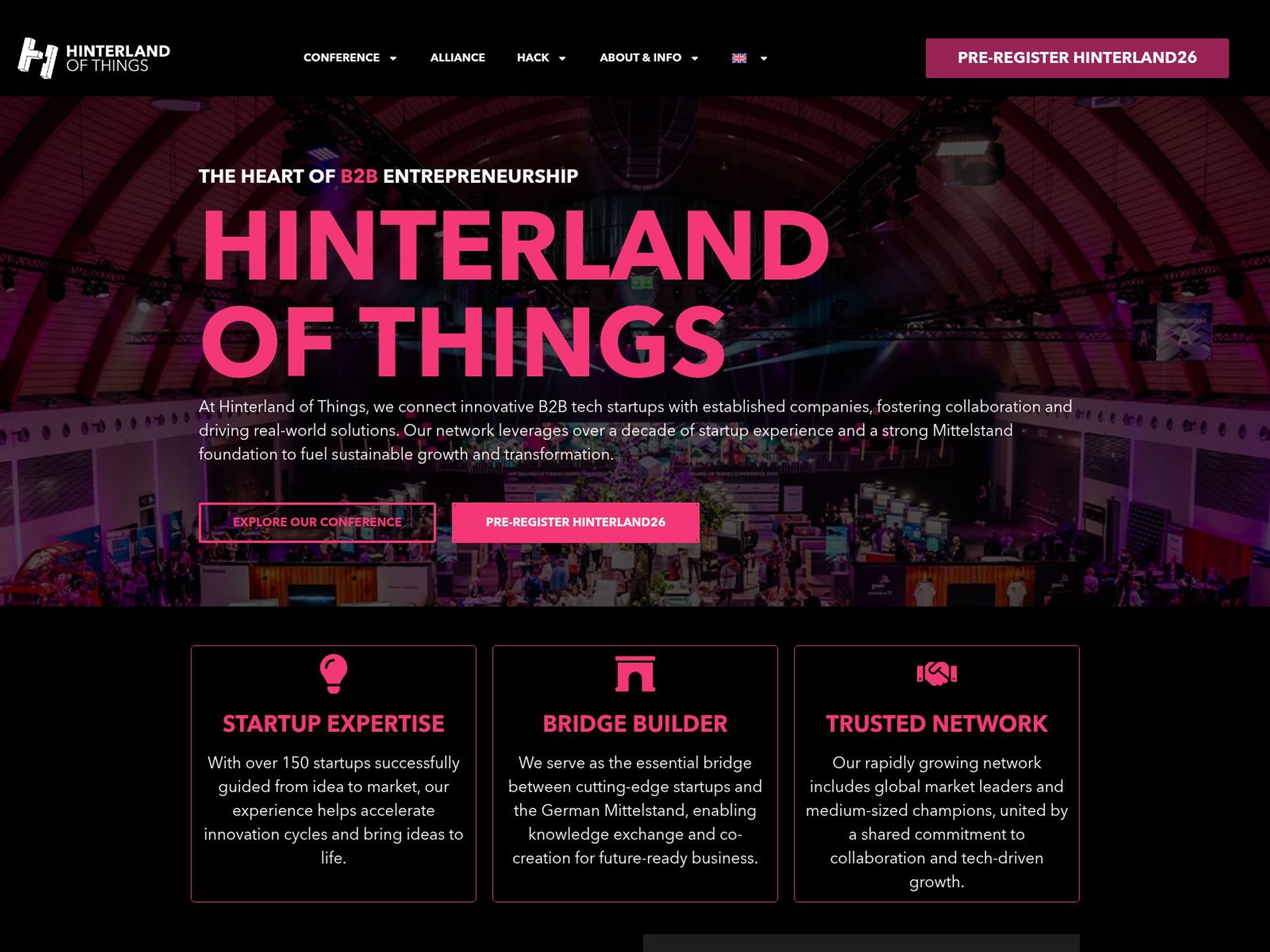 Hinterland of Things 2026 website