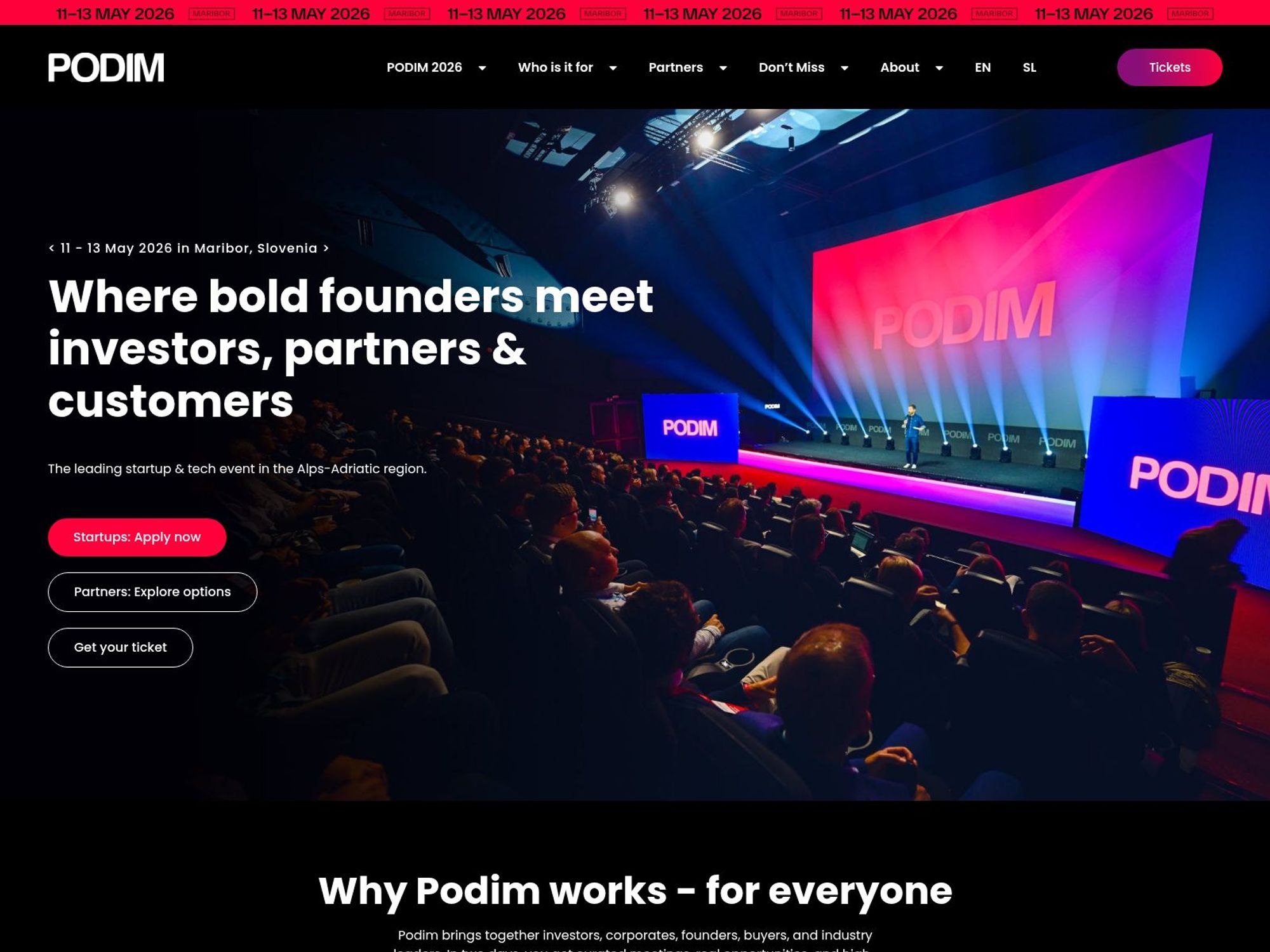 Podim 2026 website