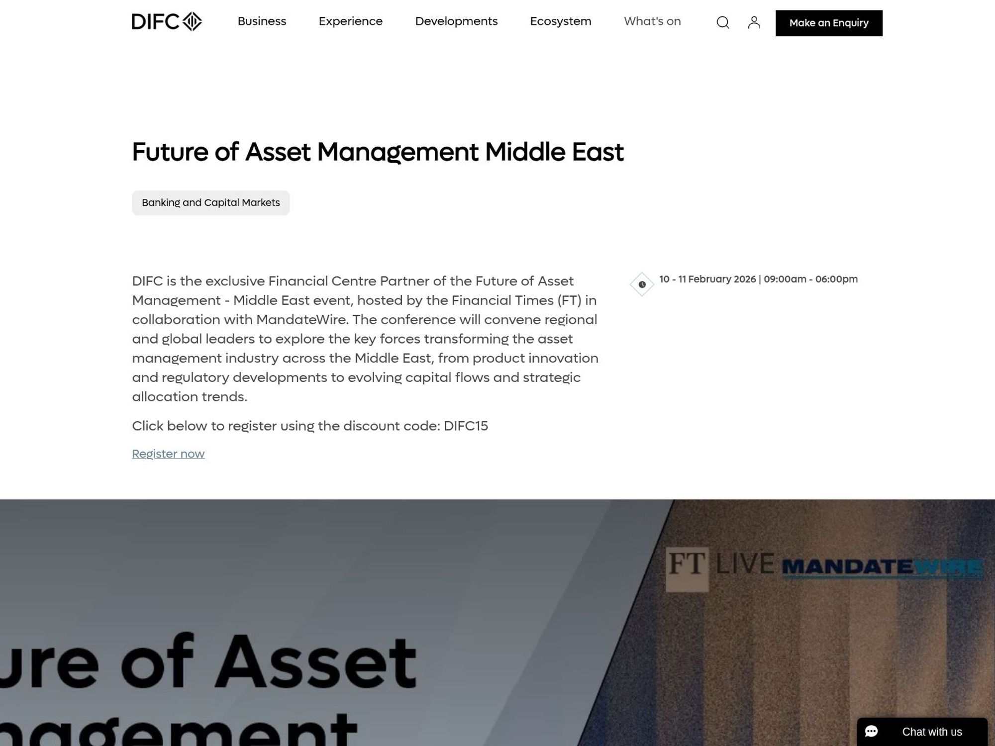 Future of Asset Management Middle East website