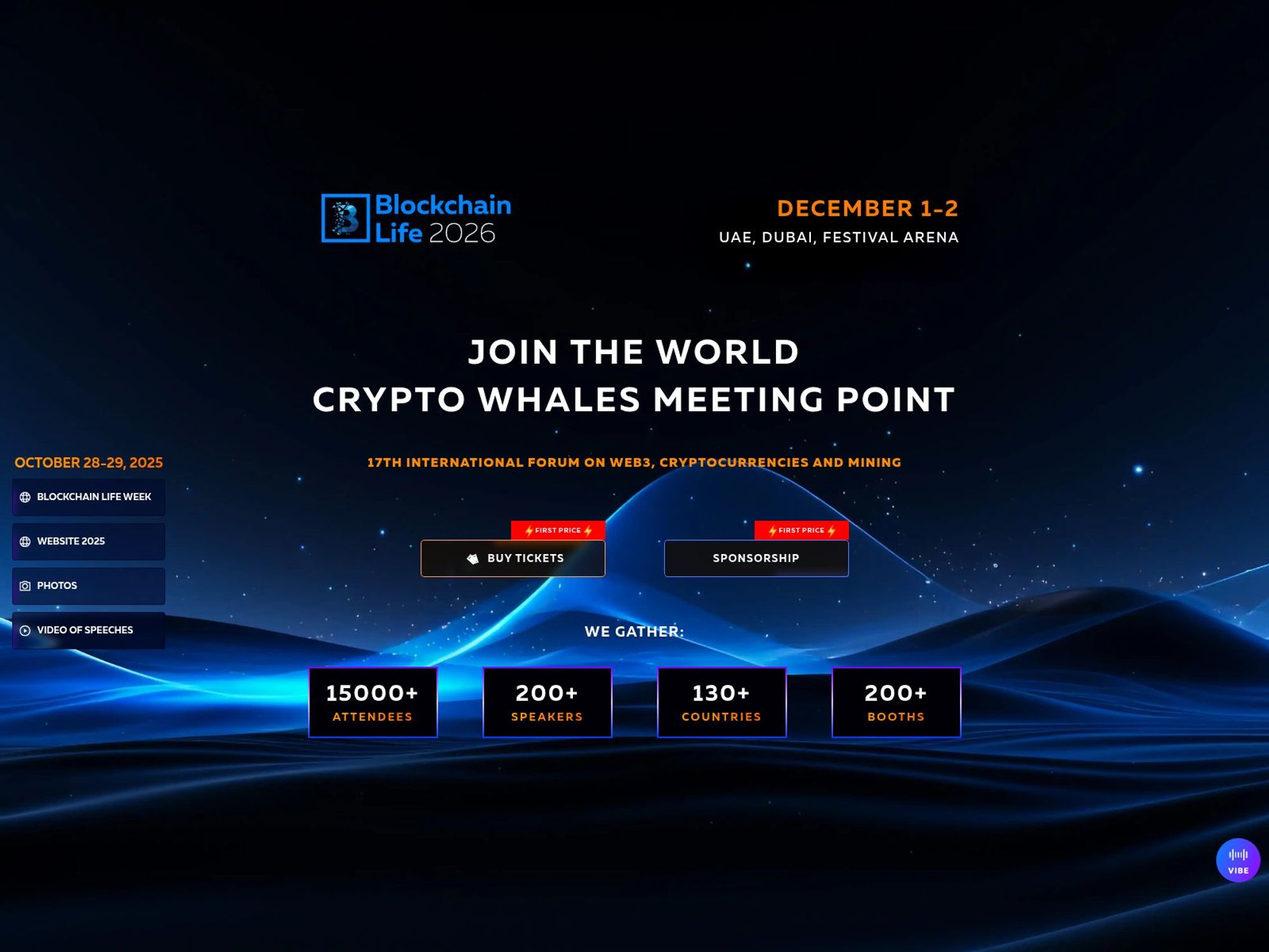 Blockchain Life 2026 website