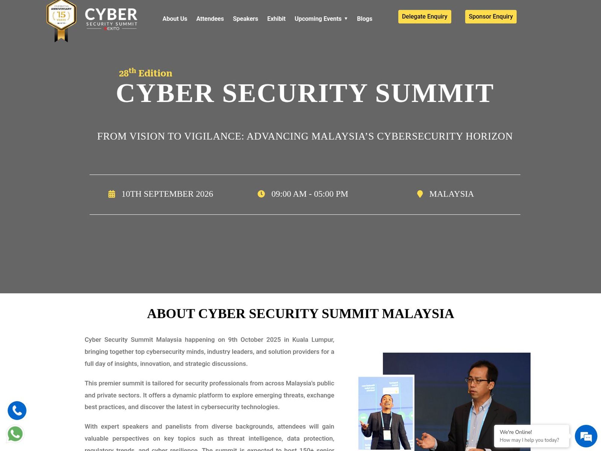 Cyber Security Summit website