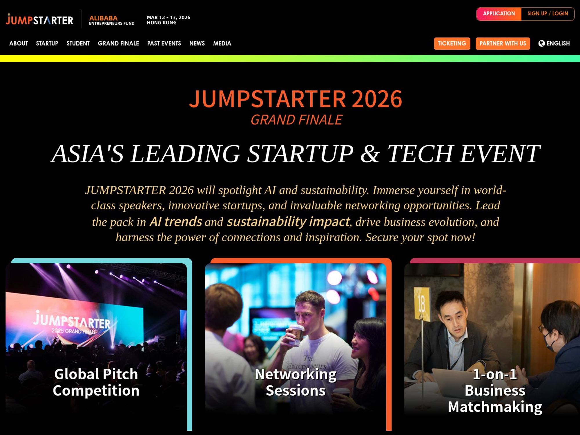 Jumpstarter Hong Kong 2026 website