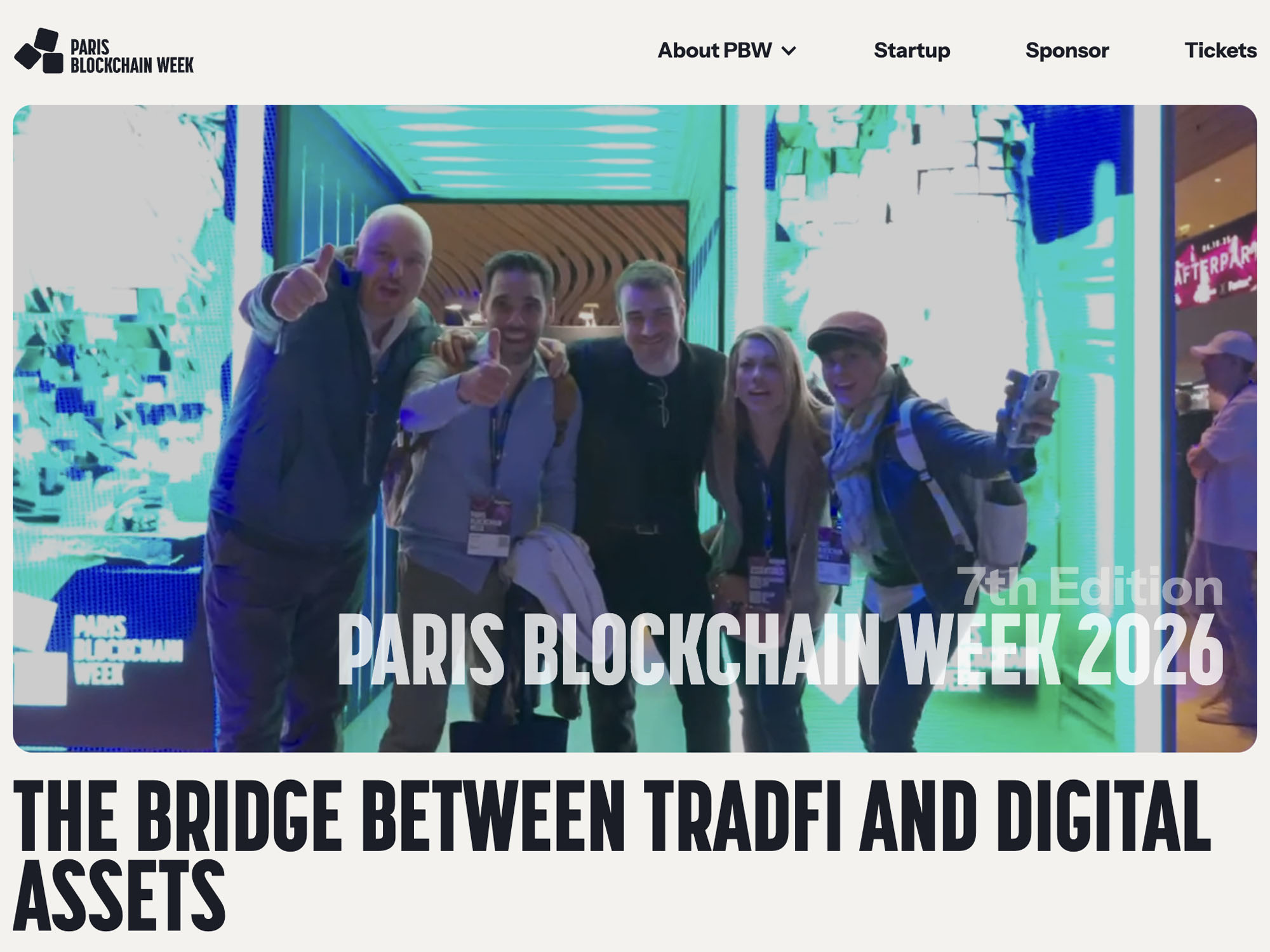 Paris Blockchain Week 2026