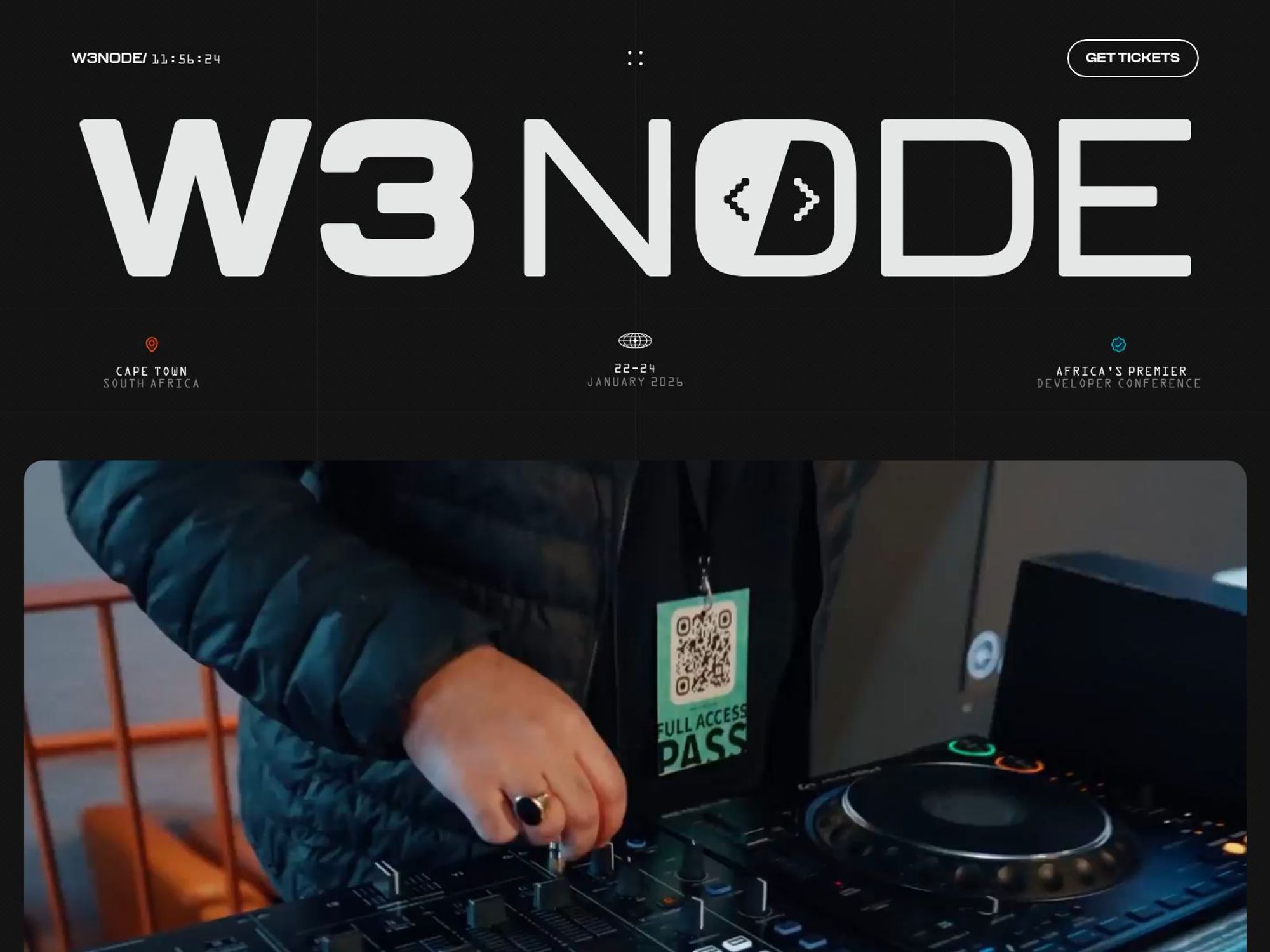 W3Node Conference and Hackathon website