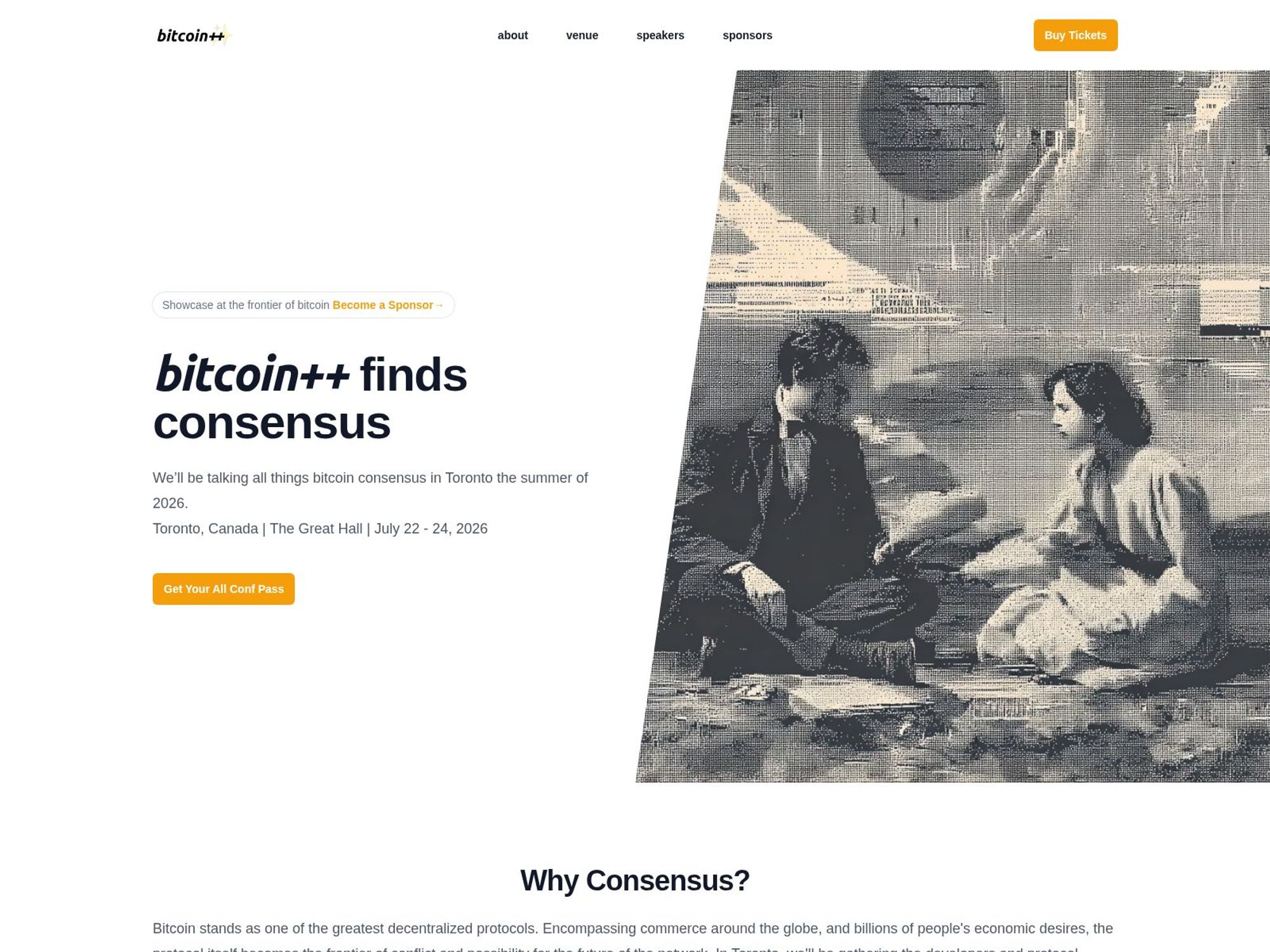 bitcoin++ Toronto website
