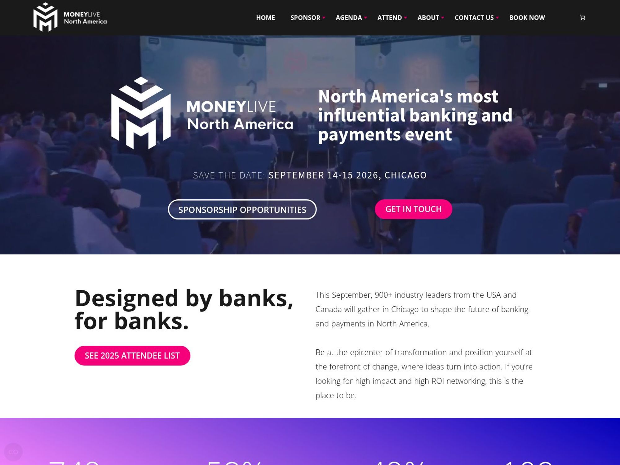 MoneyLIVE North America 2026 website