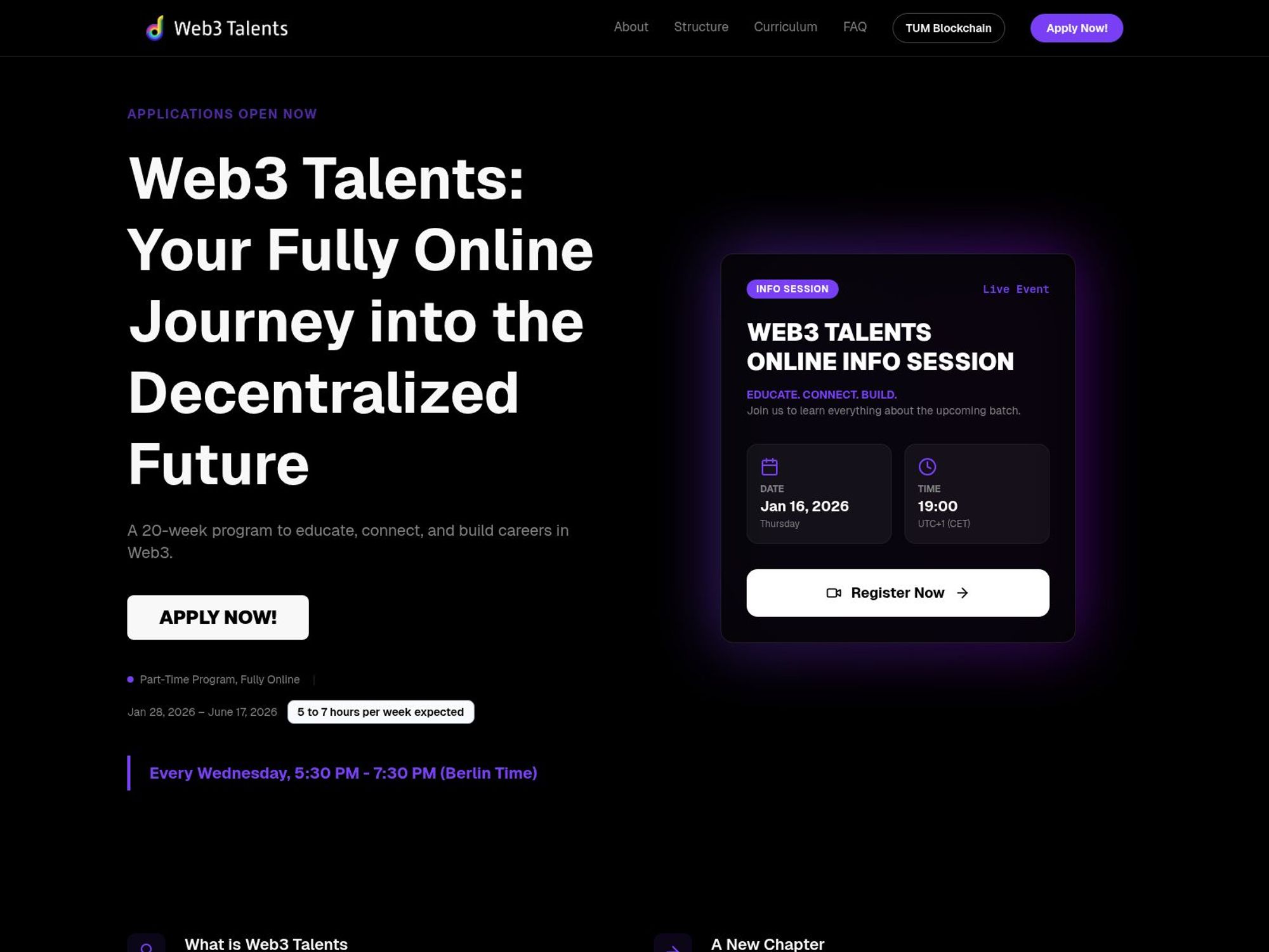 Web3 Talents: Your Fully Online Journey into the Decentralized Future website