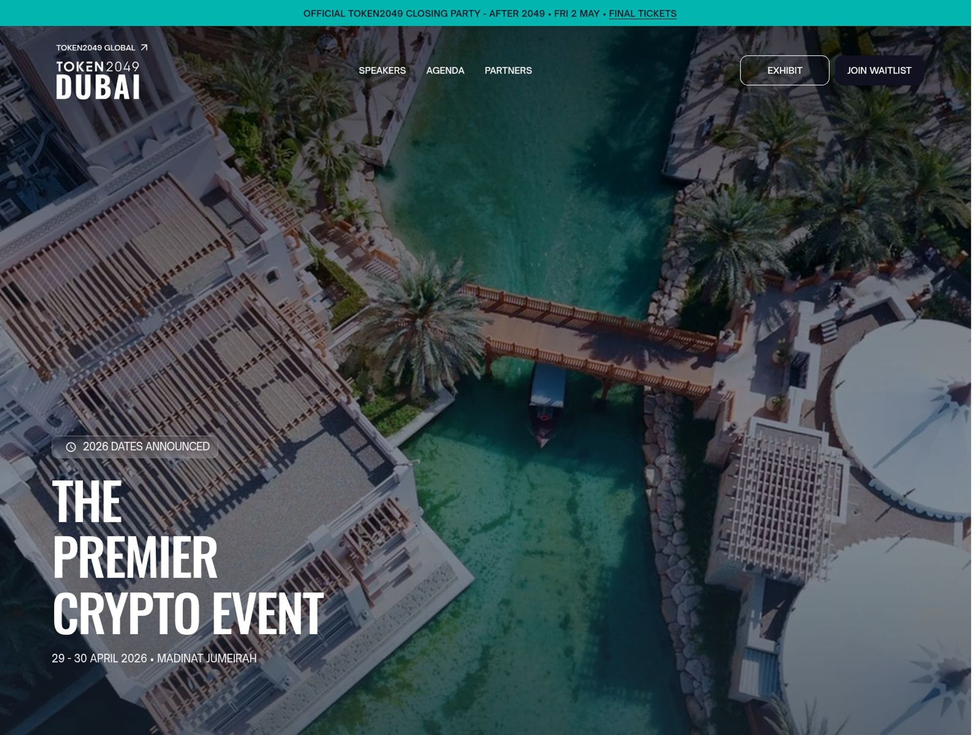 Token2049 Dubai 2026 website