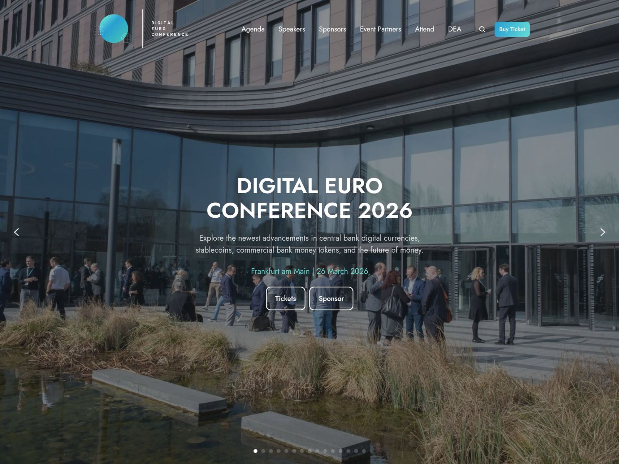 Digital Euro Conference 2027 website