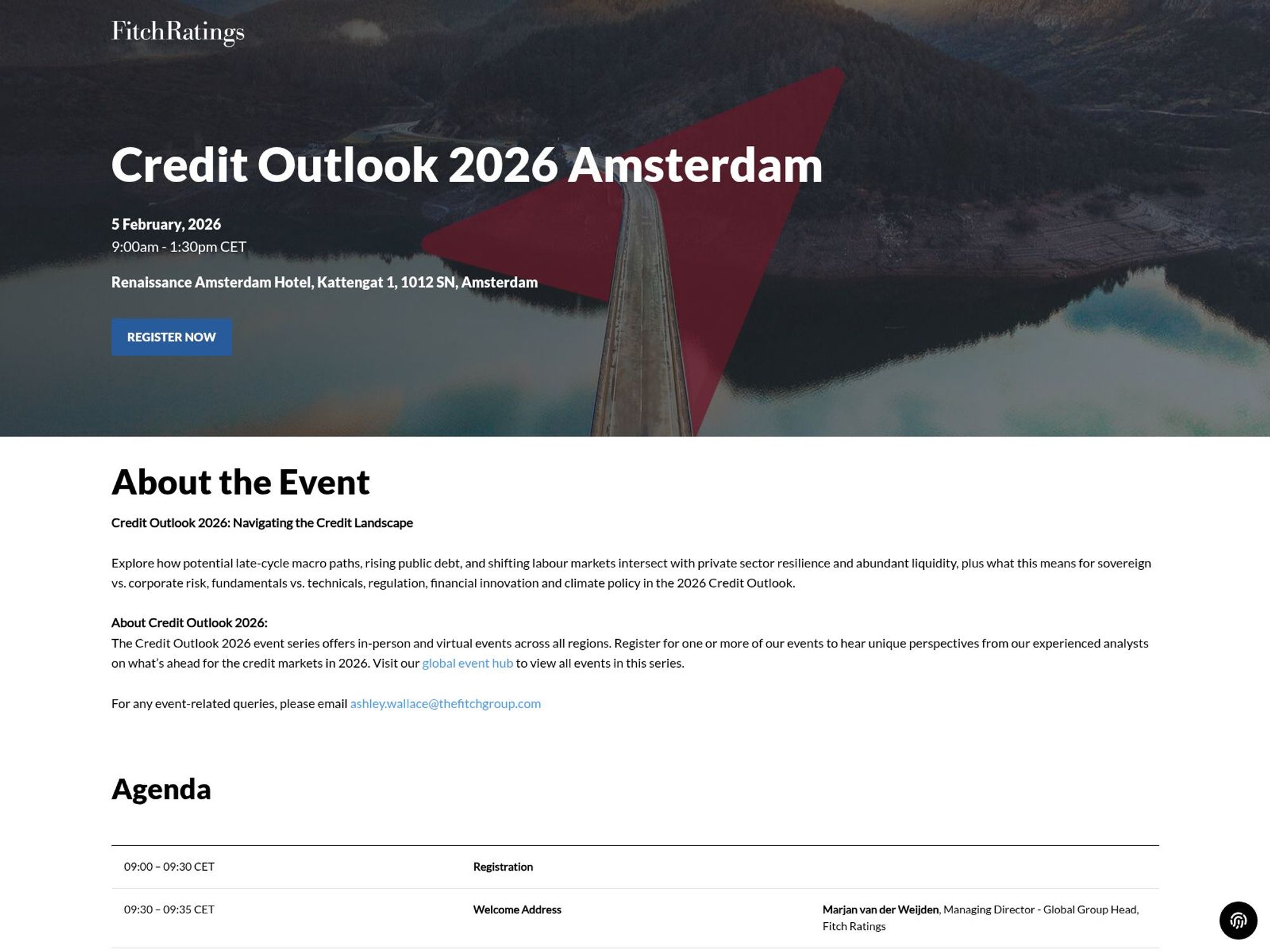 Credit Outlook 2026 Amsterdam website