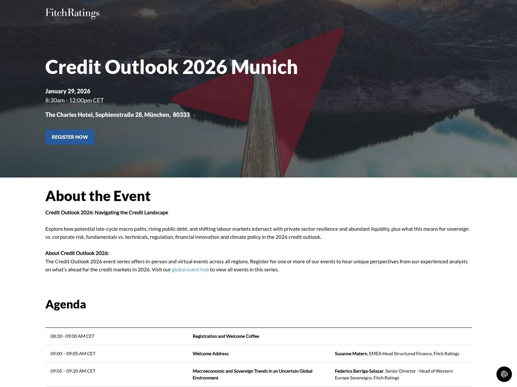 Credit Outlook 2026 Munich website