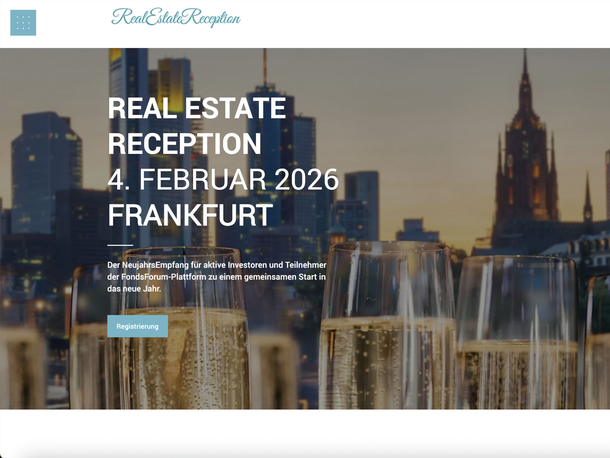 RealEstateReception 2026 website
