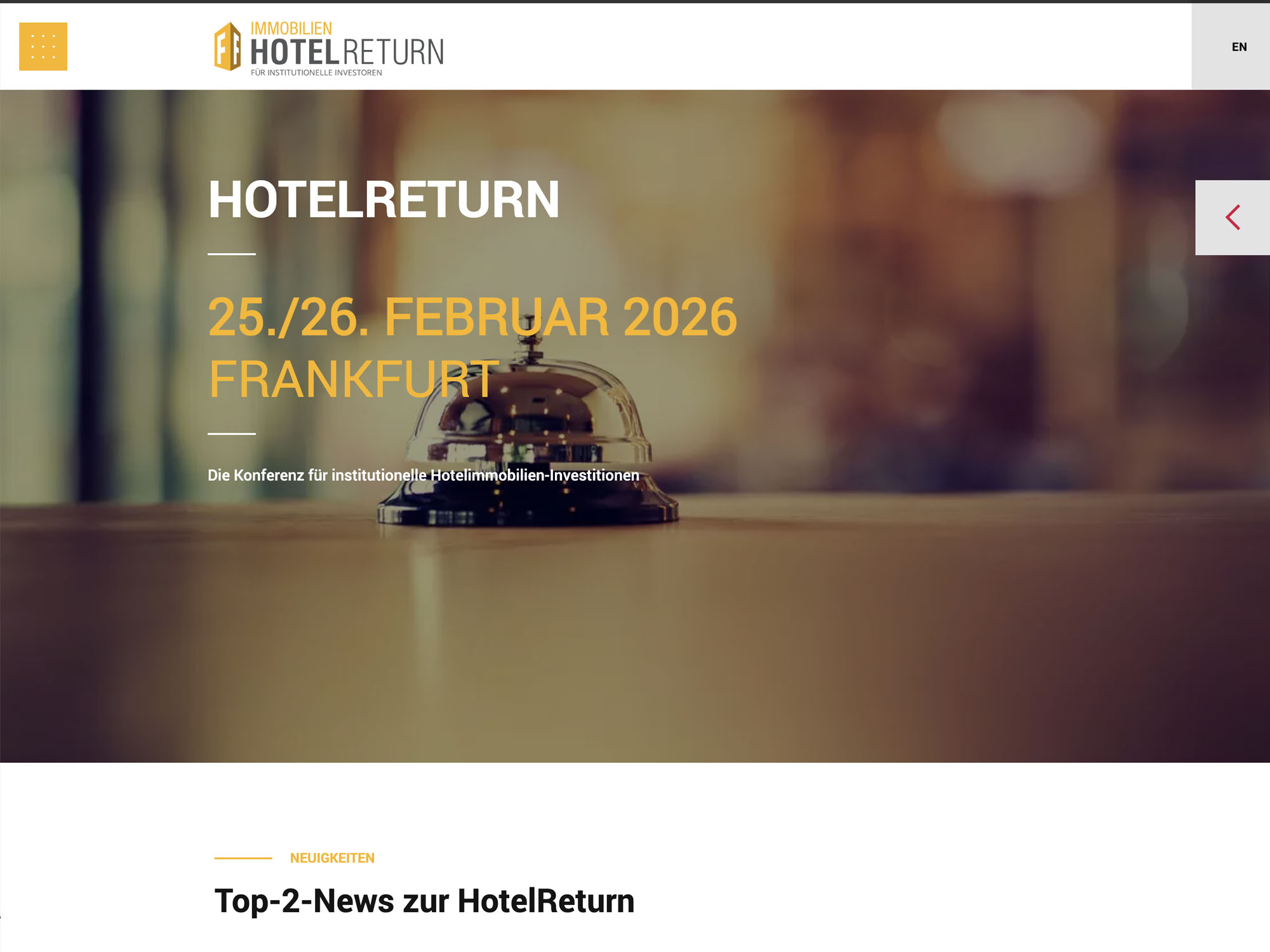 Immobilien HotelReturn 2026 website