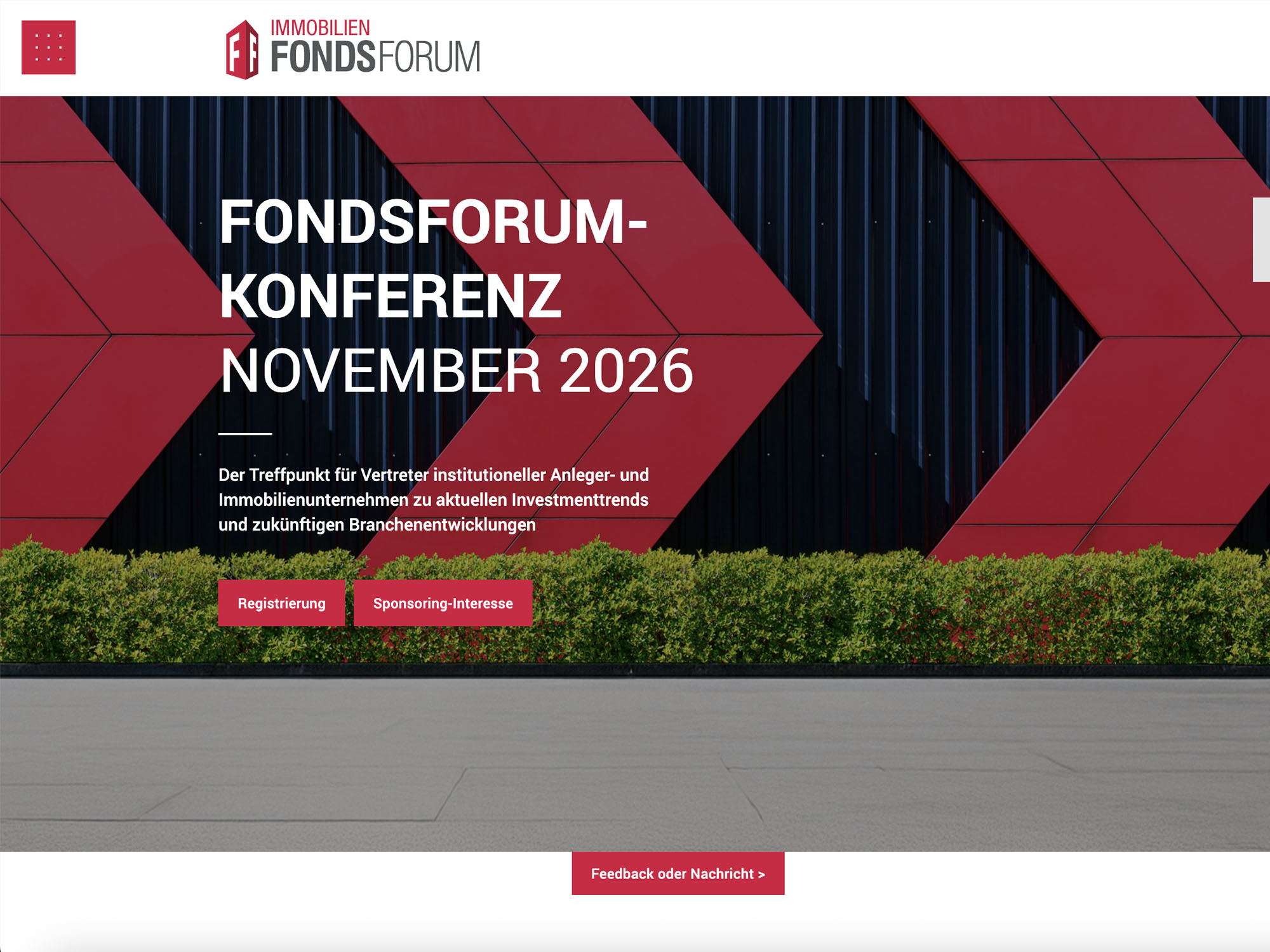 FondsForum-Konferenz 2026 website