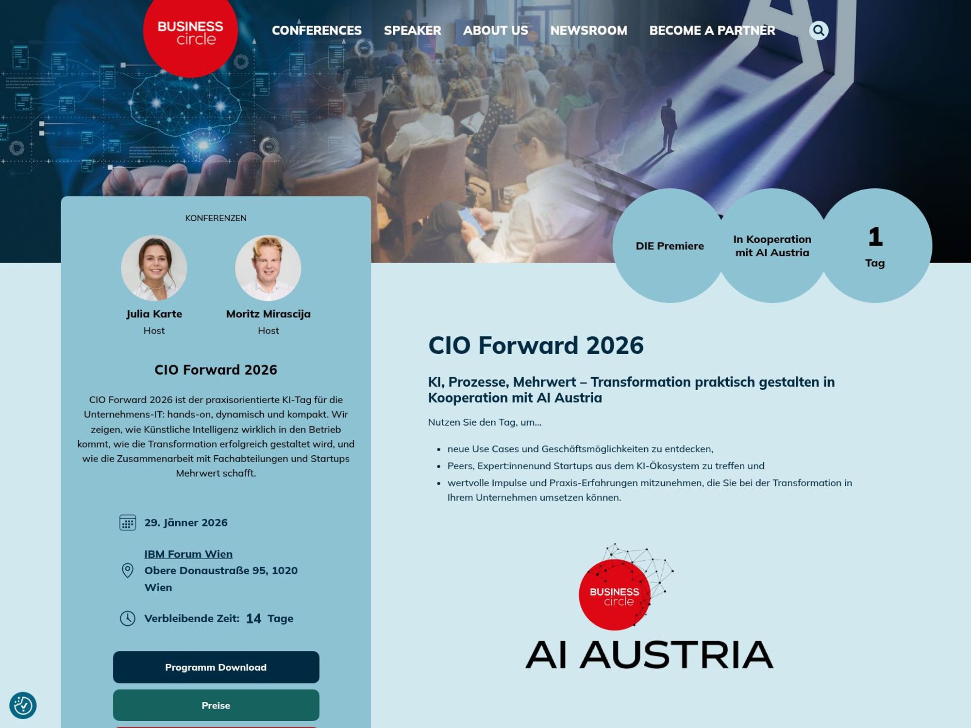 CIO Forward 2026 website