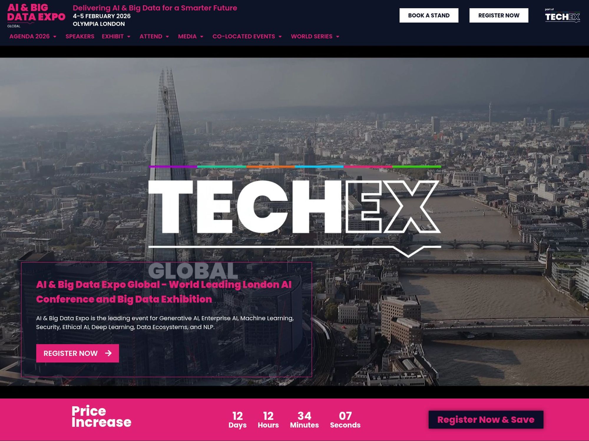 AI & Big Data Expo Global website