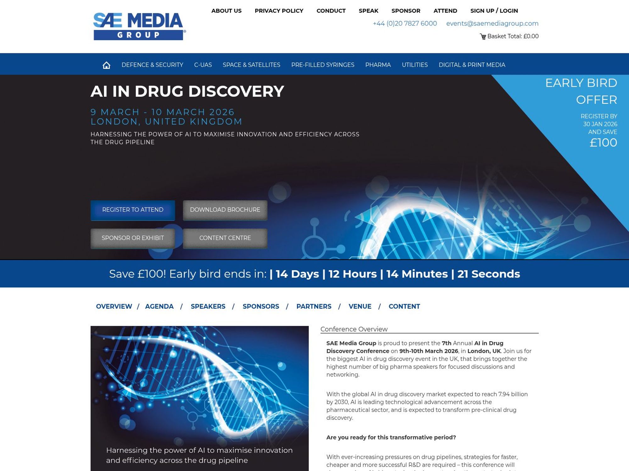 AI in Drug Discovery website