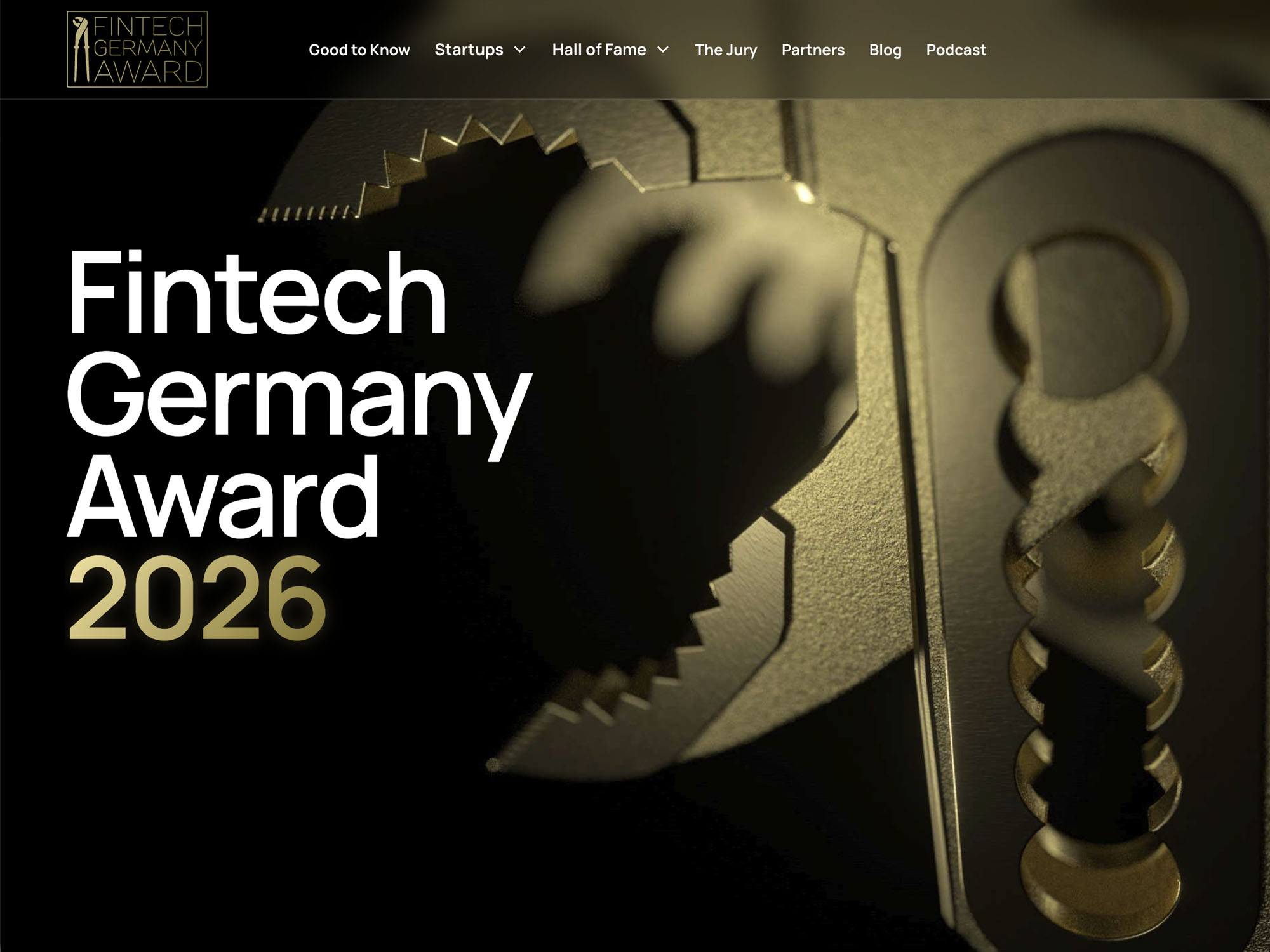 Fintech Germany Award 2026 website