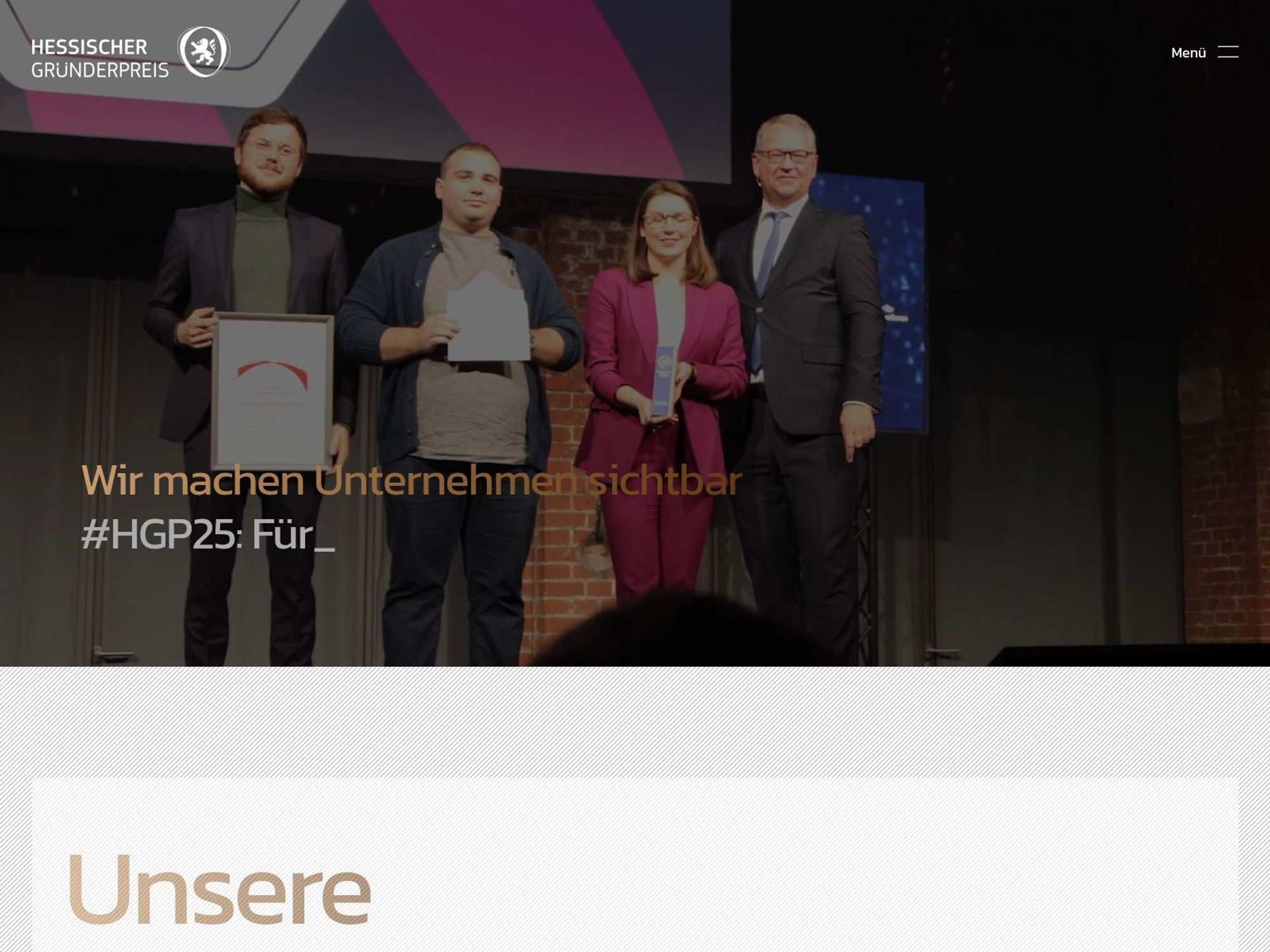 Kick off Hessischer Gründerpreis 2026 website